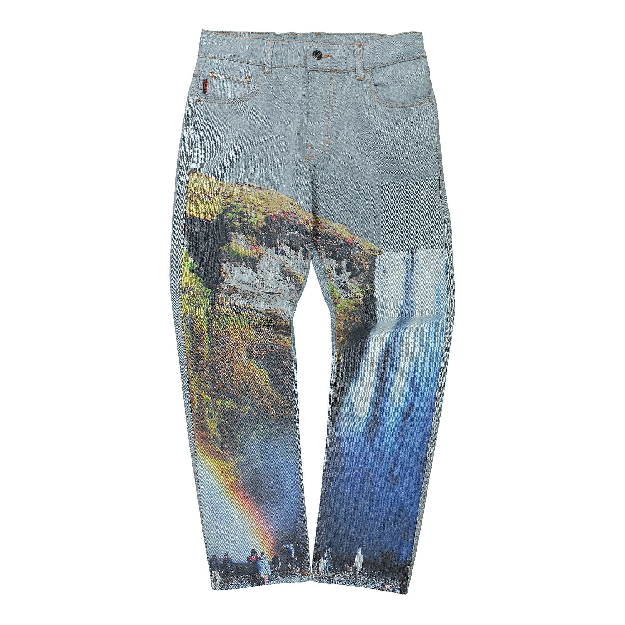 Pleasures Prelude Printed Denim Pant Blue Jeans P21W022 | Overkill