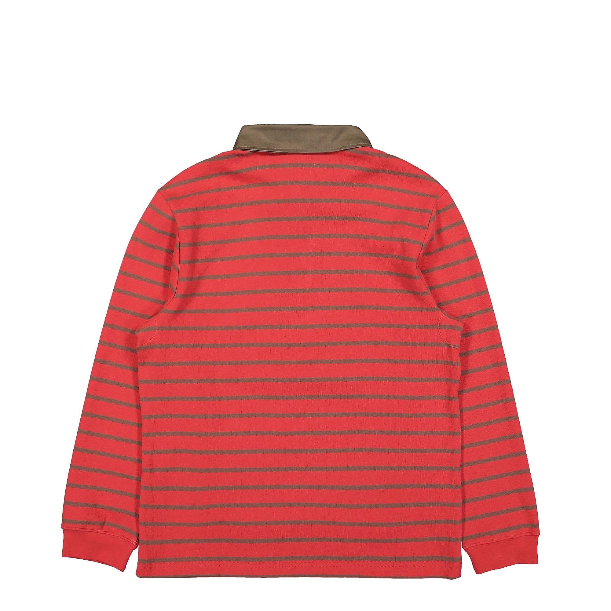 Pleasures Championship Rugby Long Sleeve Red Longsleeves Material | Overkill