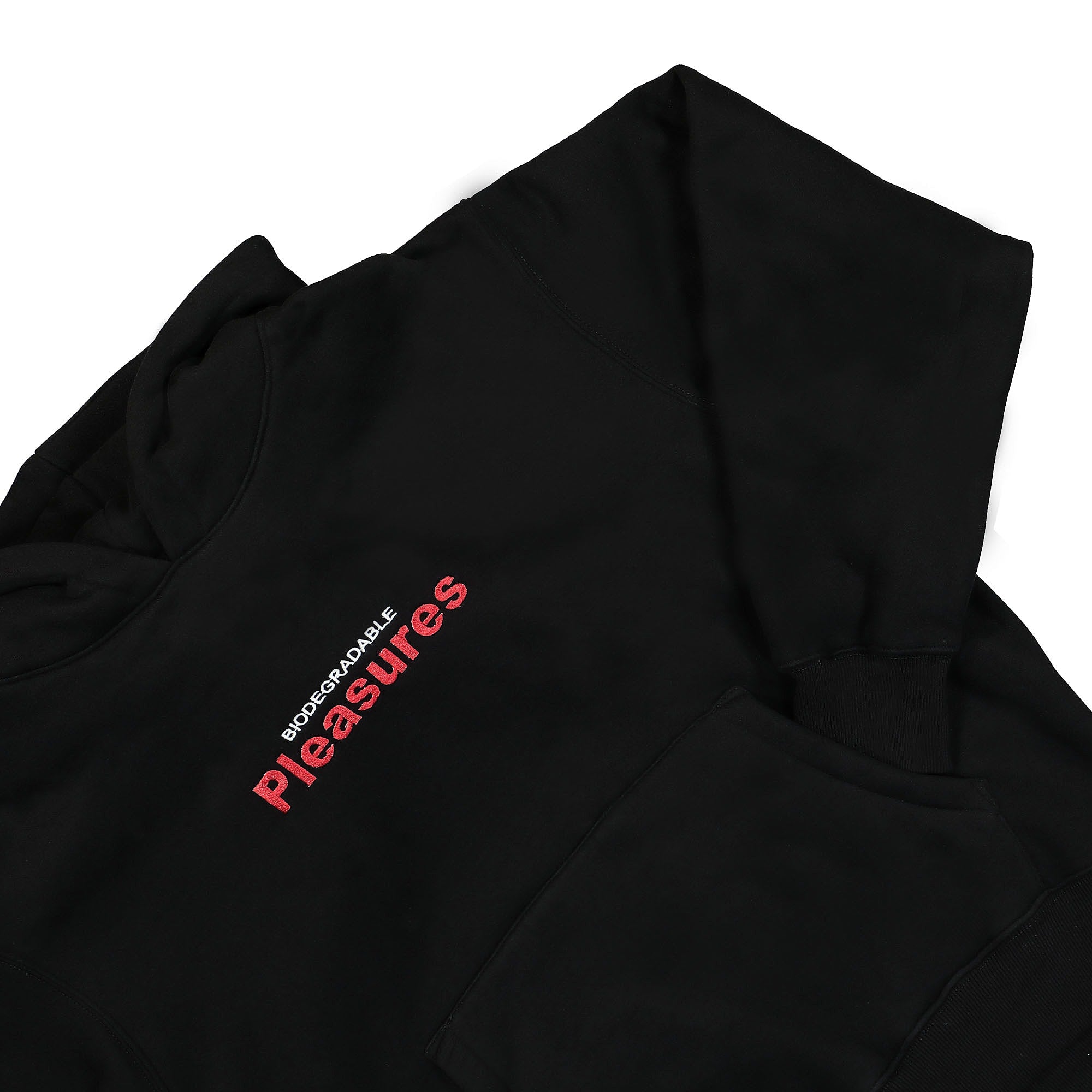 Pleasures Clean Up Hoodie Black Hoodies Detailfoto | Overkill