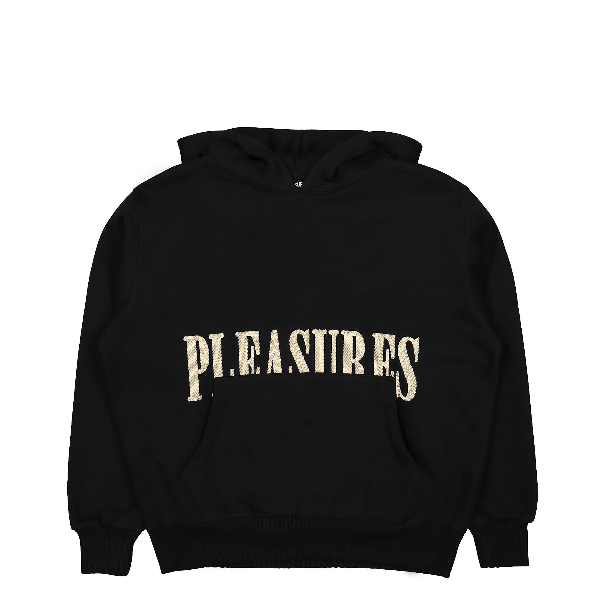 Pleasures Latex Hoodie Black Hoodies P22F016 | Overkill