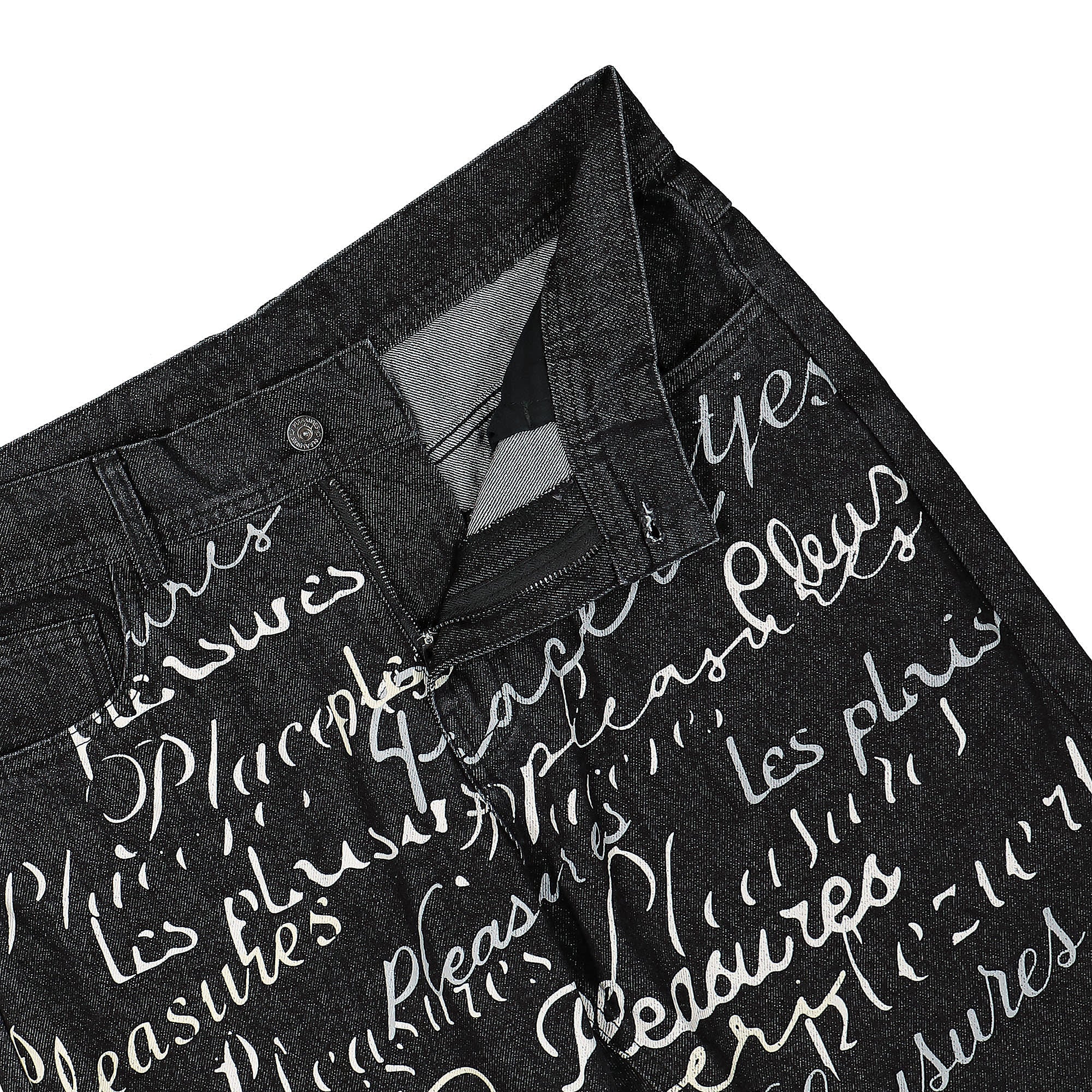 Pleasures Shatter Denim Pant Black Jeans Detailfoto | Overkill