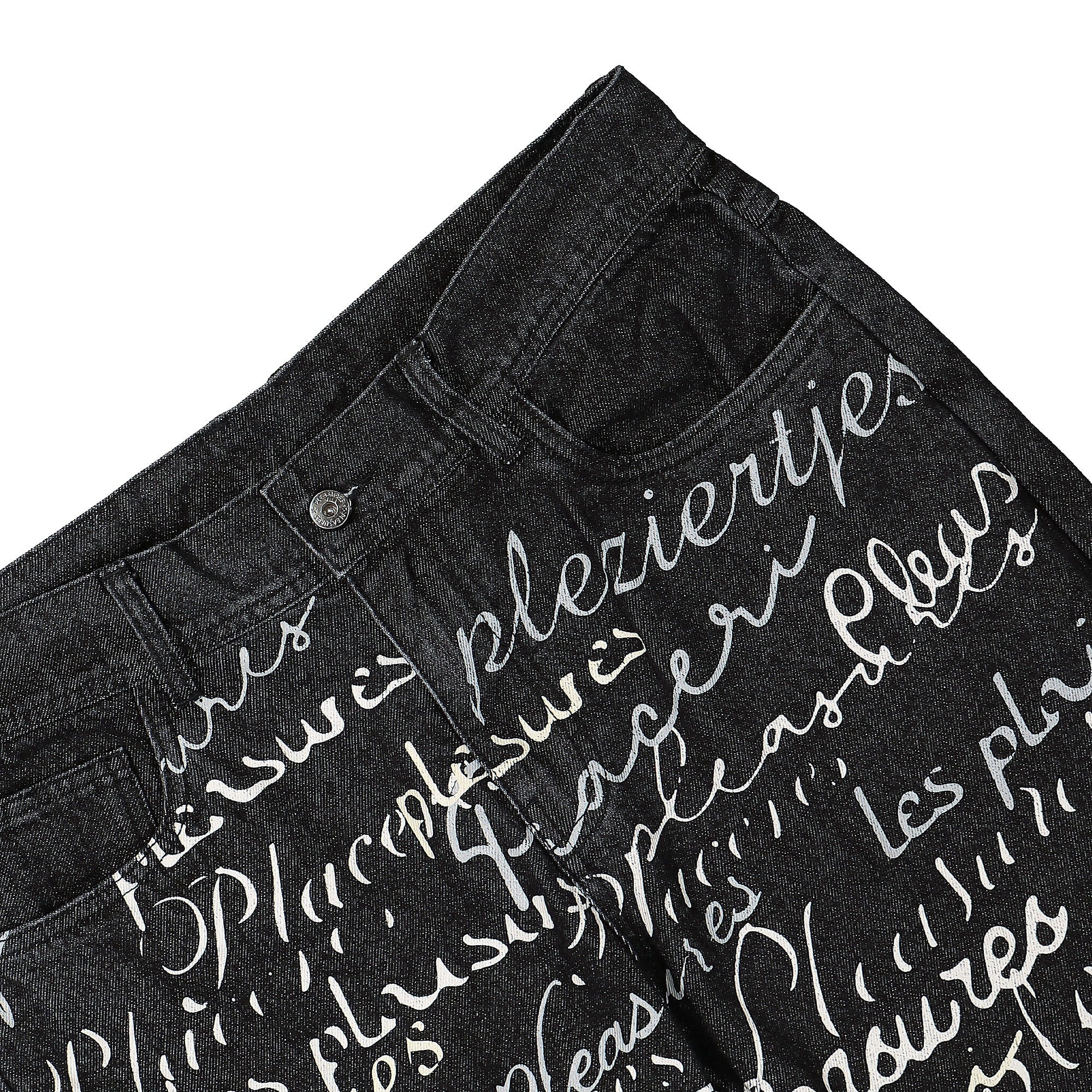 Pleasures Shatter Denim Pant Black Jeans Detail view 1 | Overkill