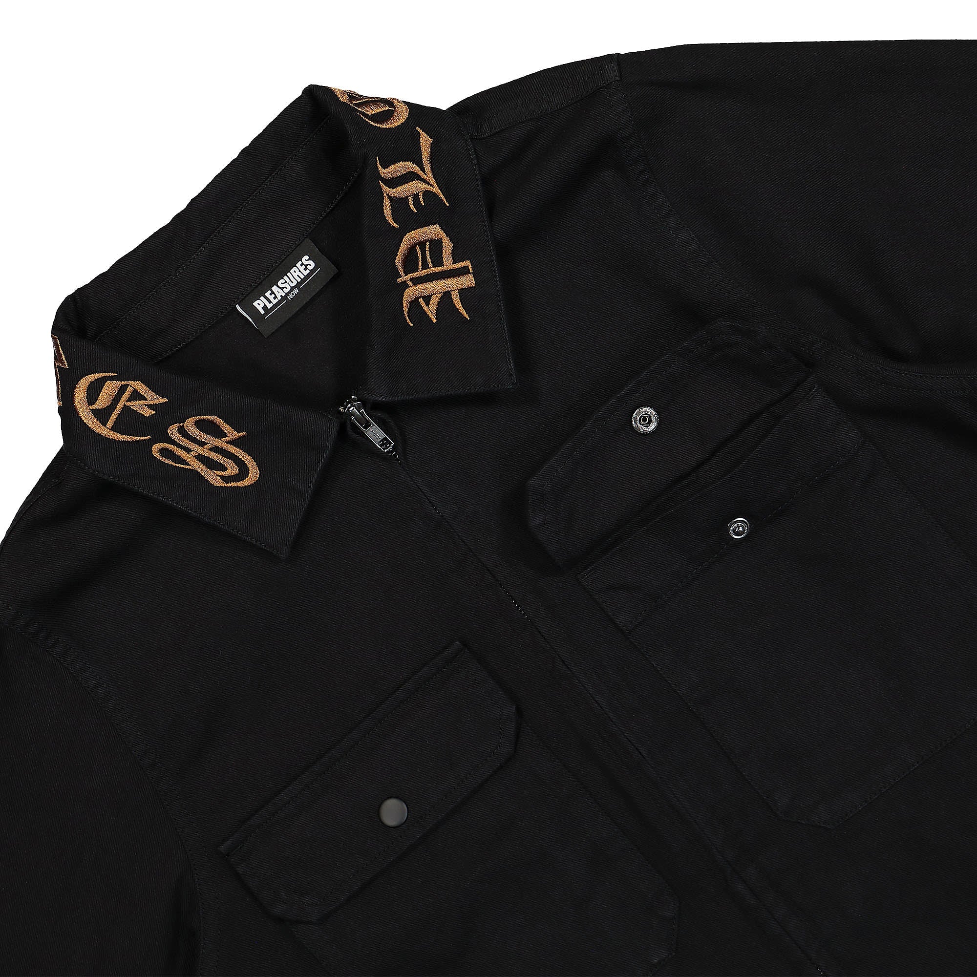 Pleasures Temper Work Jacket Black Jackets Detailfoto | Overkill