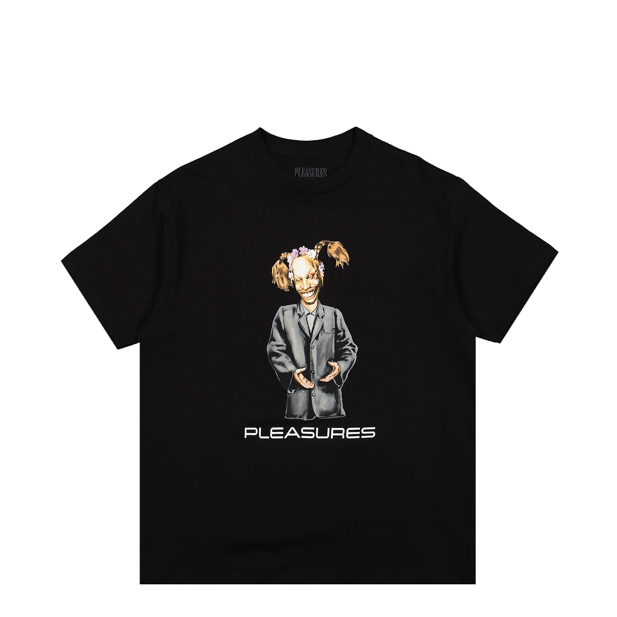 Pleasures Mask T-Shirt Black T-Shirts P22F047 | Overkill