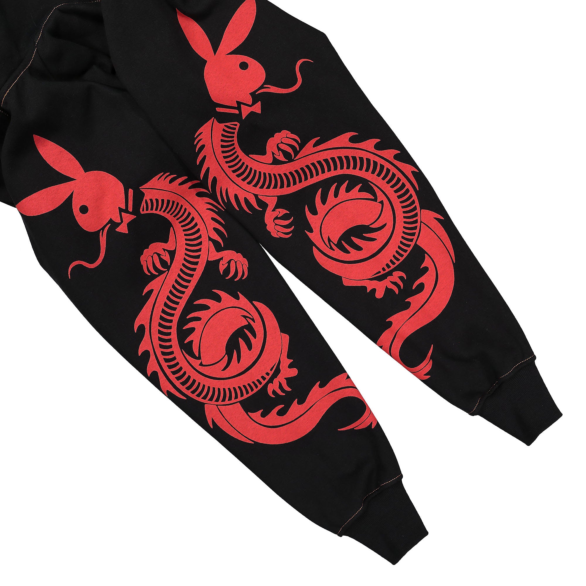 Pleasures Tails Zip Hoody Black Hoodies Detail view 1 | Overkill