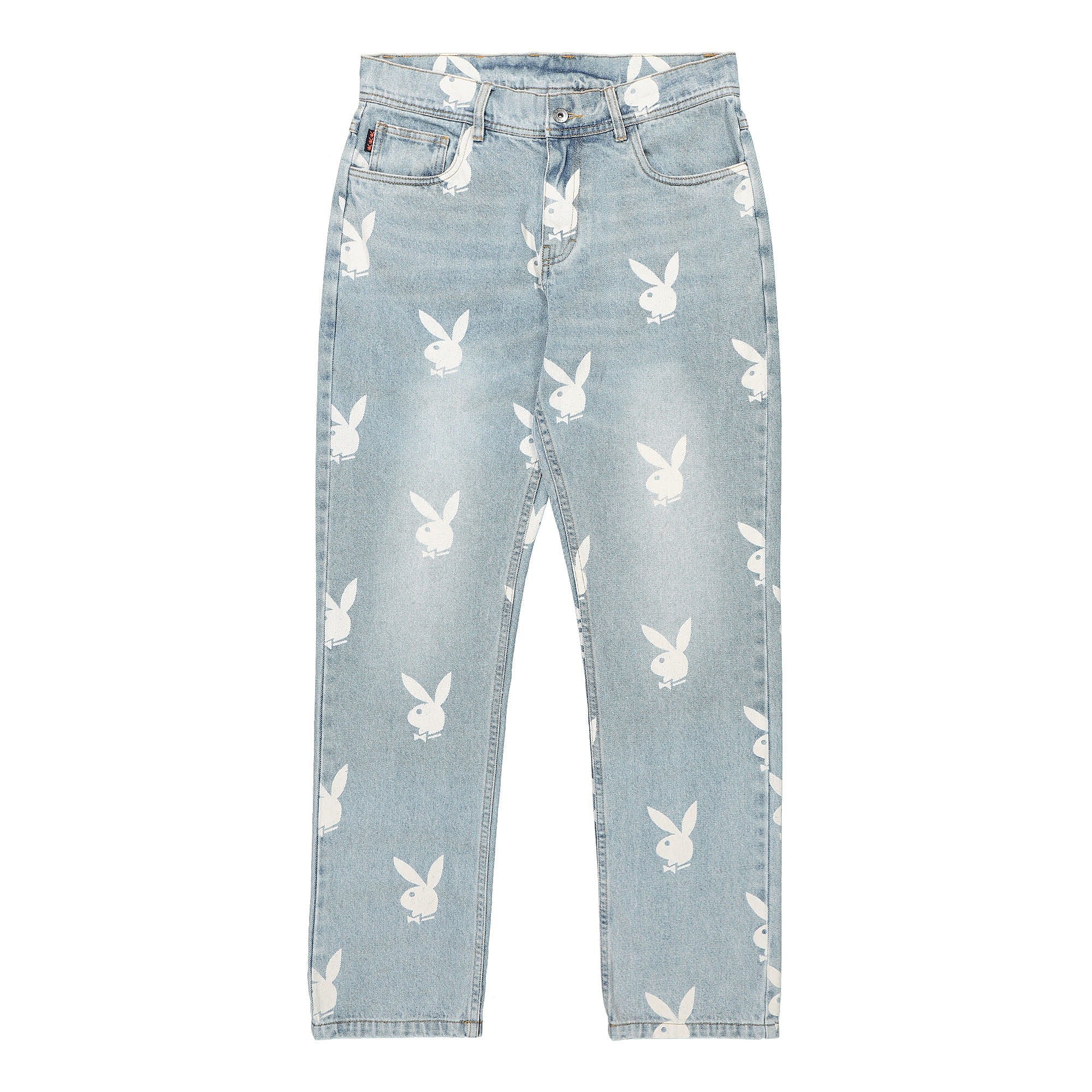 Pleasures Playboy x Pleasures Scatter Denim Blue Jeans P22PB033 | Overkill