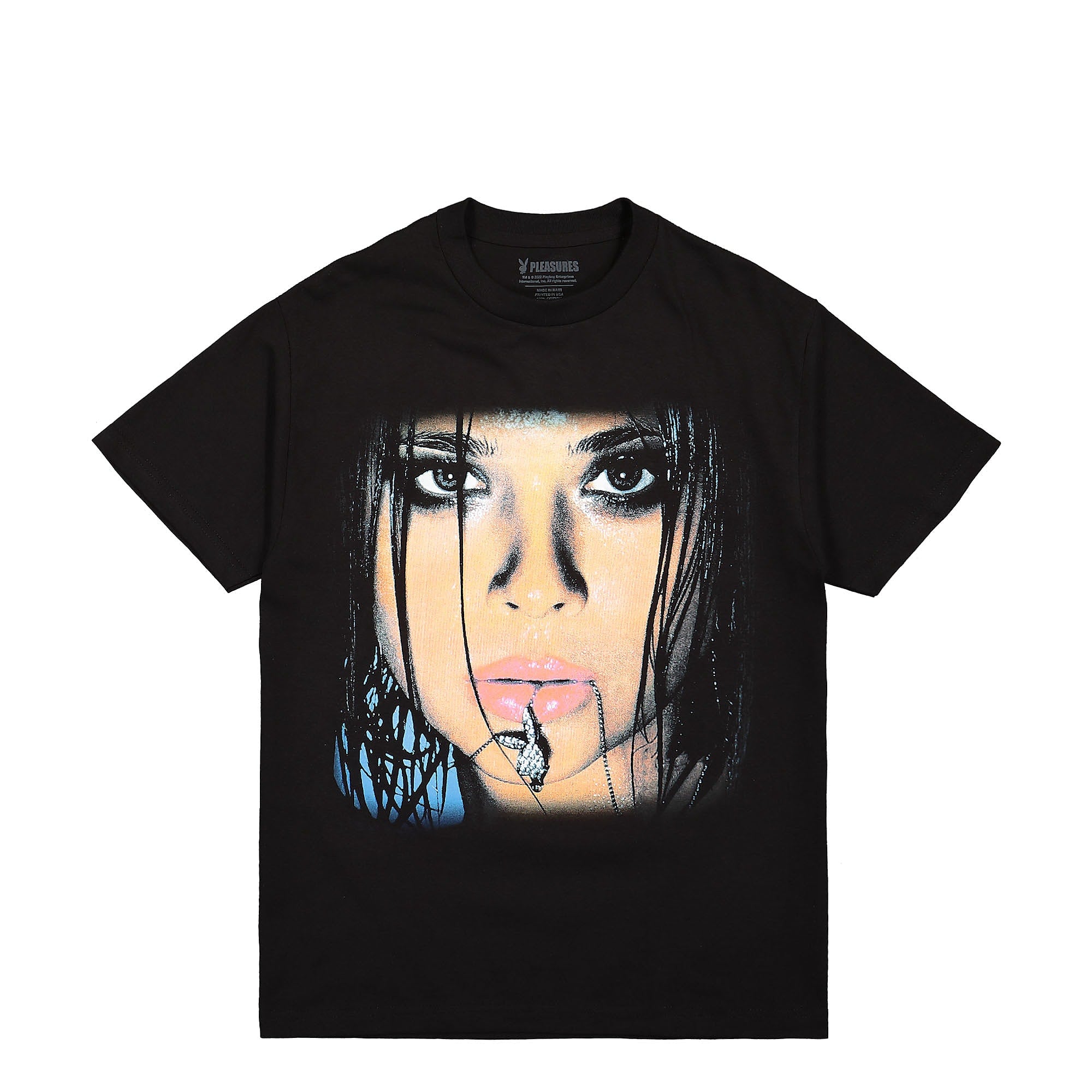 Pleasures Playboy x Pleasures 1977 T-Shirt Black T-Shirts P22PB041 | Overkill