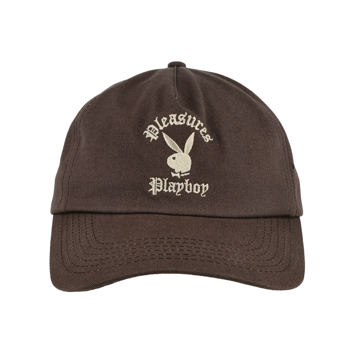 Pleasures Playboy x Pleasures Invite Strapback Hat Brown Caps Detailfoto | Overkill
