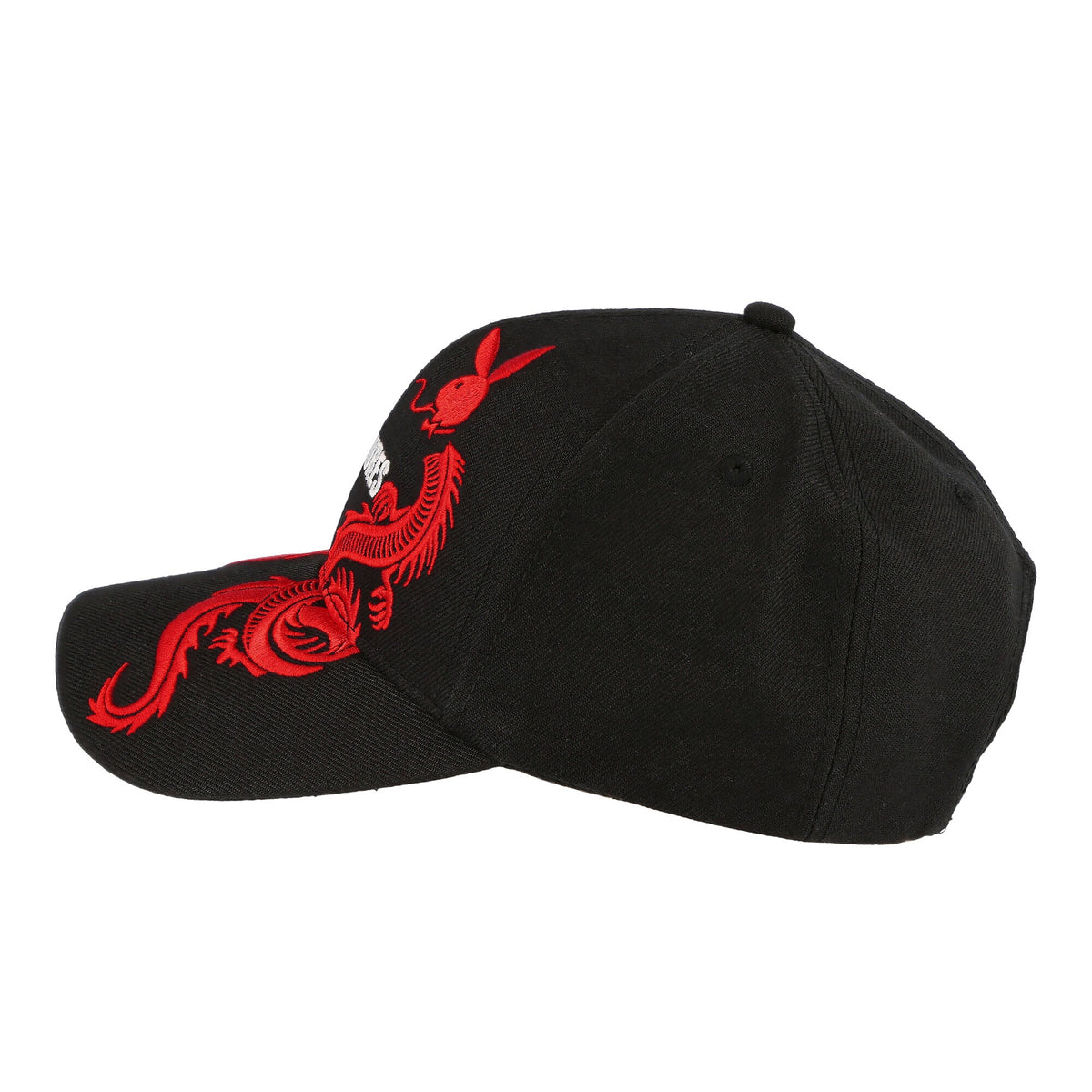 Pleasures Playboy x Pleasures Tails 6 Panel Hat Black Caps Material | Overkill