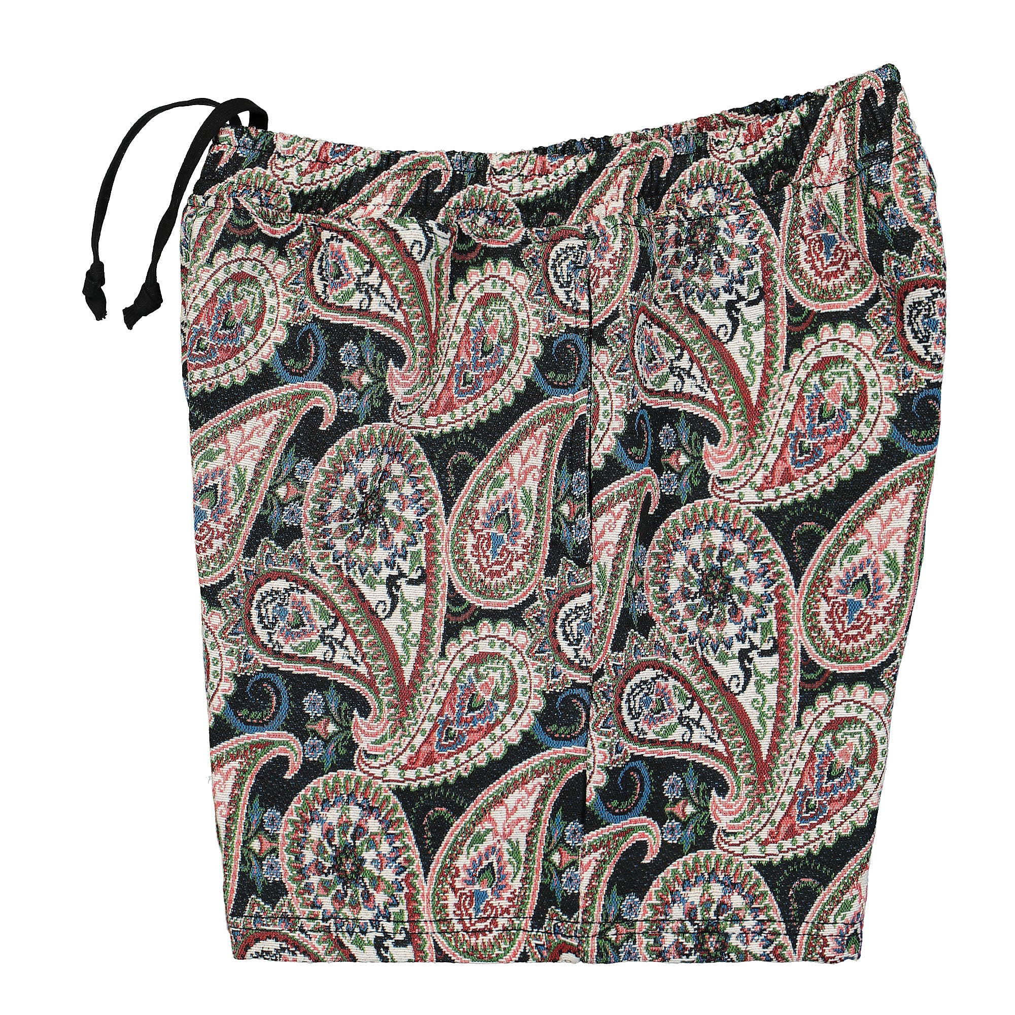 Pleasures Casket Woven Shorts Black Shorts Close-up | Overkill