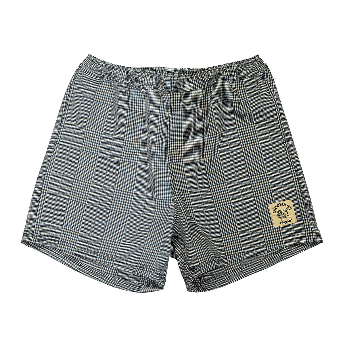 Pleasures Chase Plaid Shorts Black Shorts P22SP006 | Overkill
