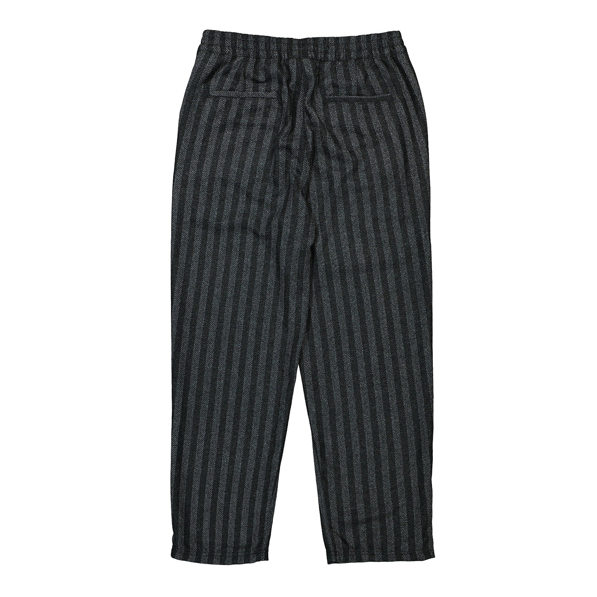 Pleasures Control Striped Easy Pant Black Sweat & Track Pants Material | Overkill