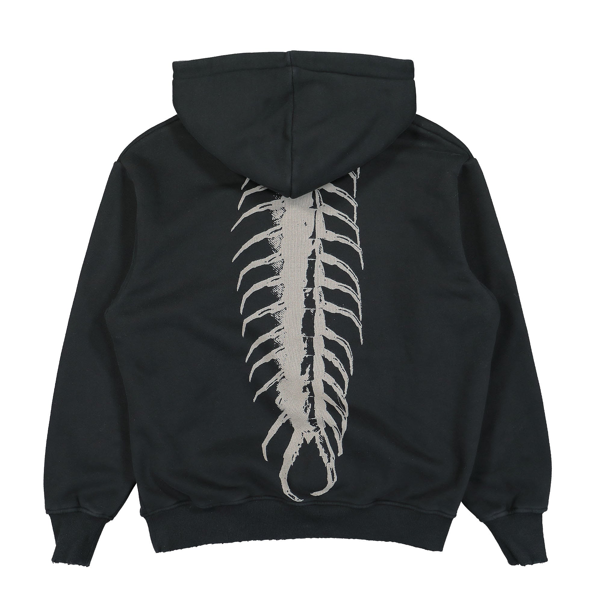 Pleasures Crawler Hoodie Black Hoodies Close-up | Overkill