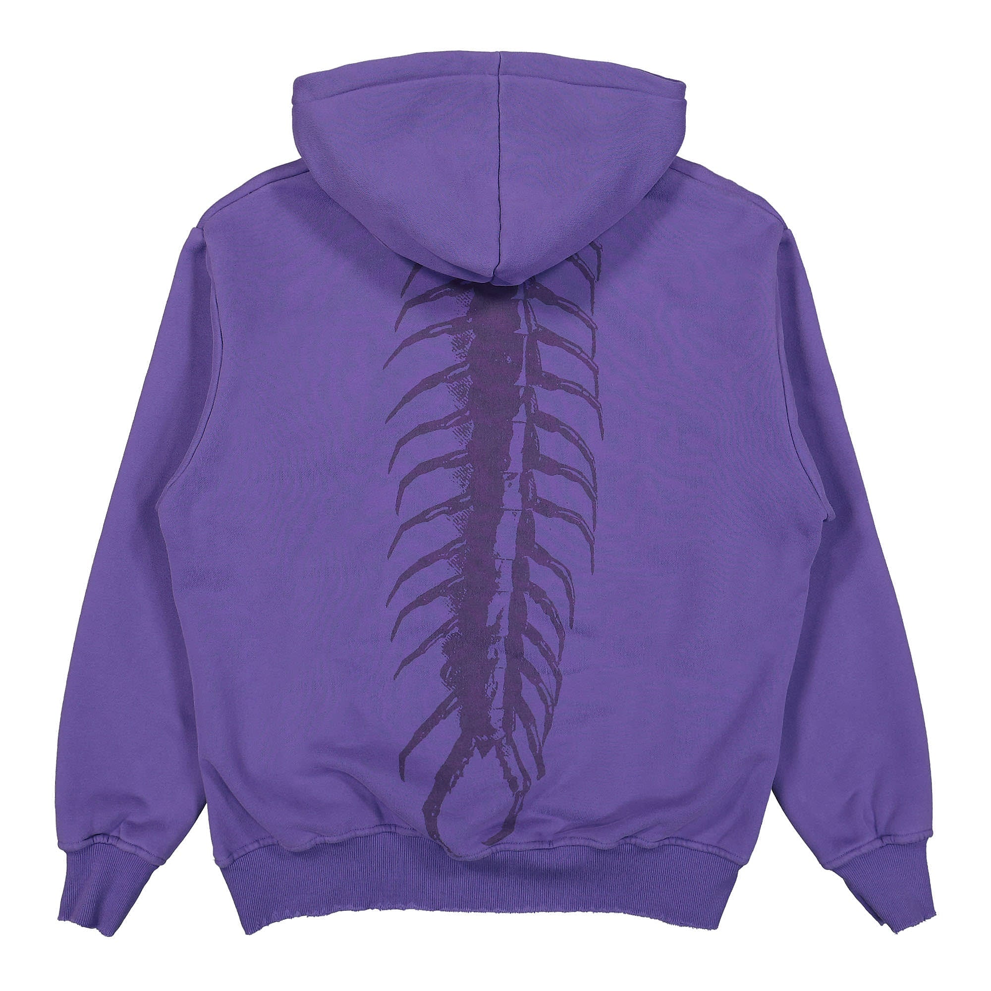 Pleasures Crawler Hoodie Purple Hoodies Close-up | Overkill