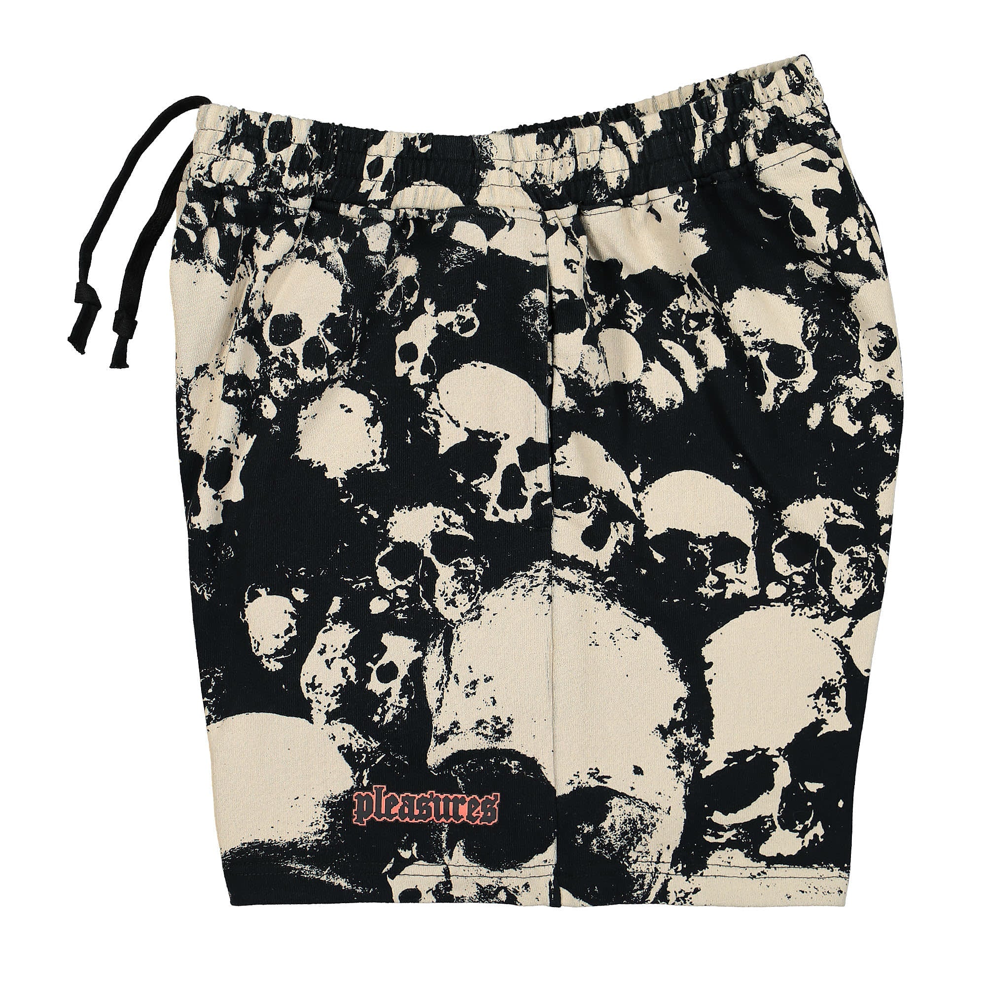 Pleasures Despair Cotton Shorts Black Shorts Close-up | Overkill