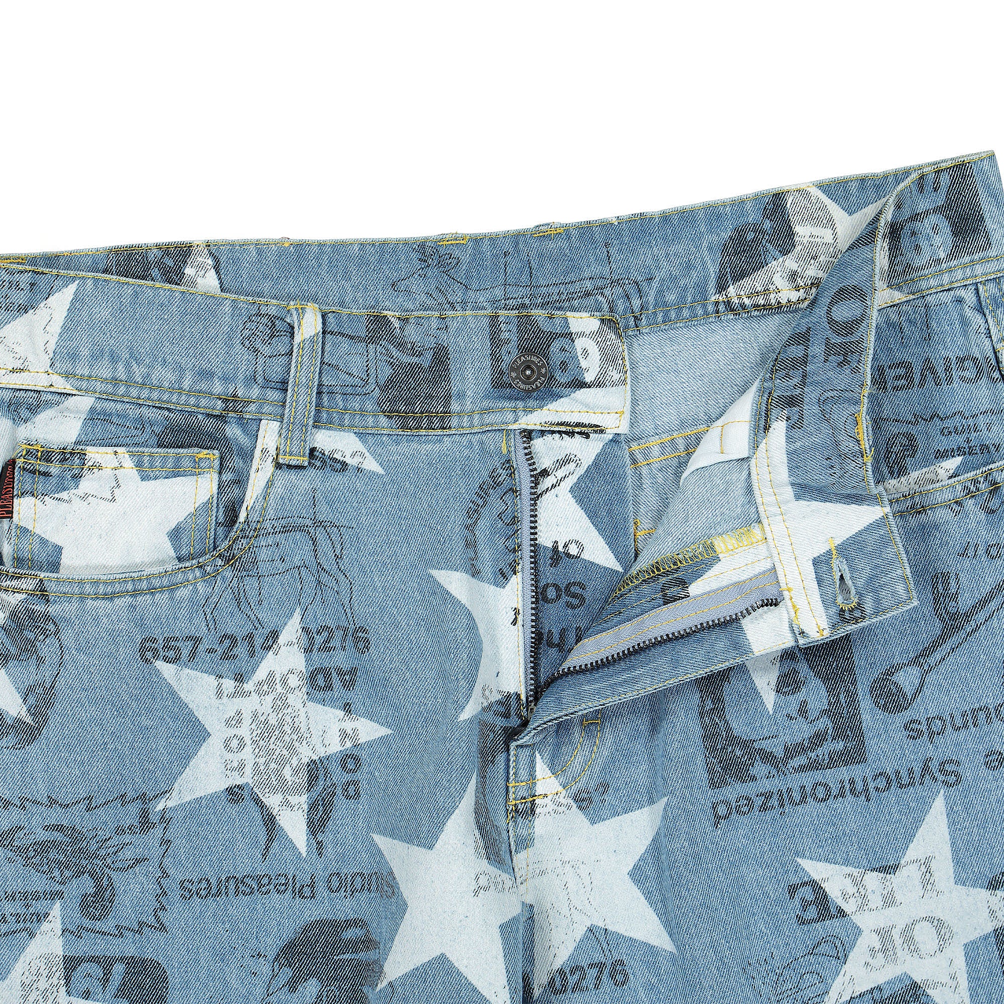 Pleasures Poppy Denim Pant Blue Jeans Detailfoto | Overkill