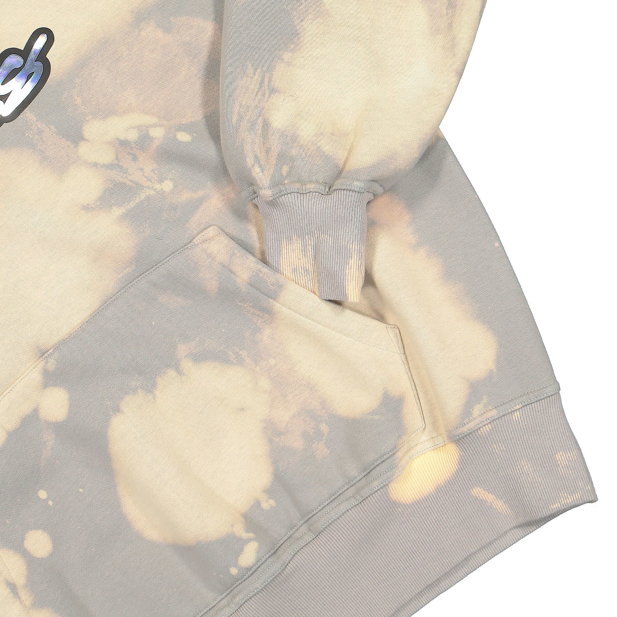 Pleasures Decay Hoodie Bleach Dye Hoodies Detailfoto | Overkill