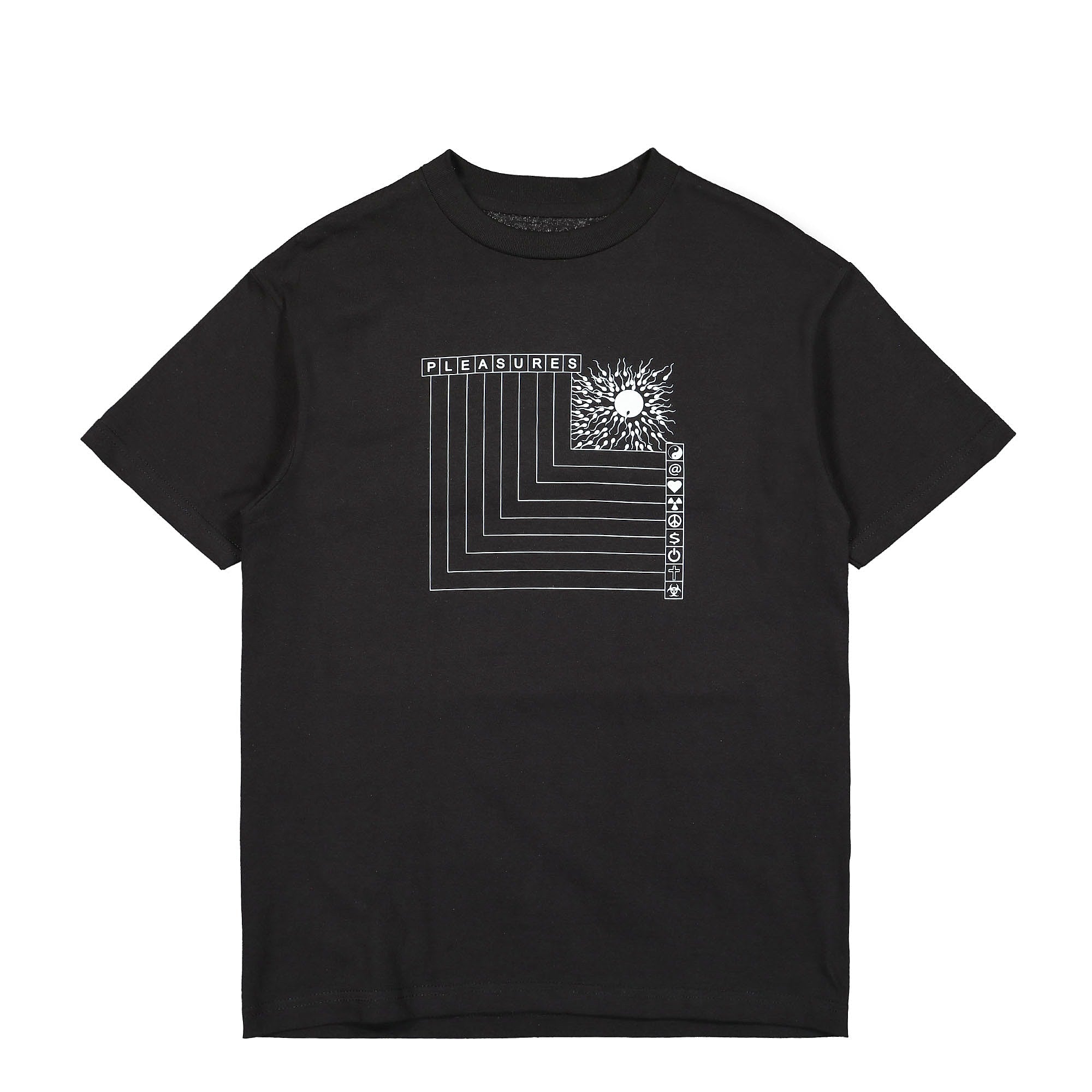 Pleasures Fertile T-Shirt Black T-Shirts P22SP046 | Overkill