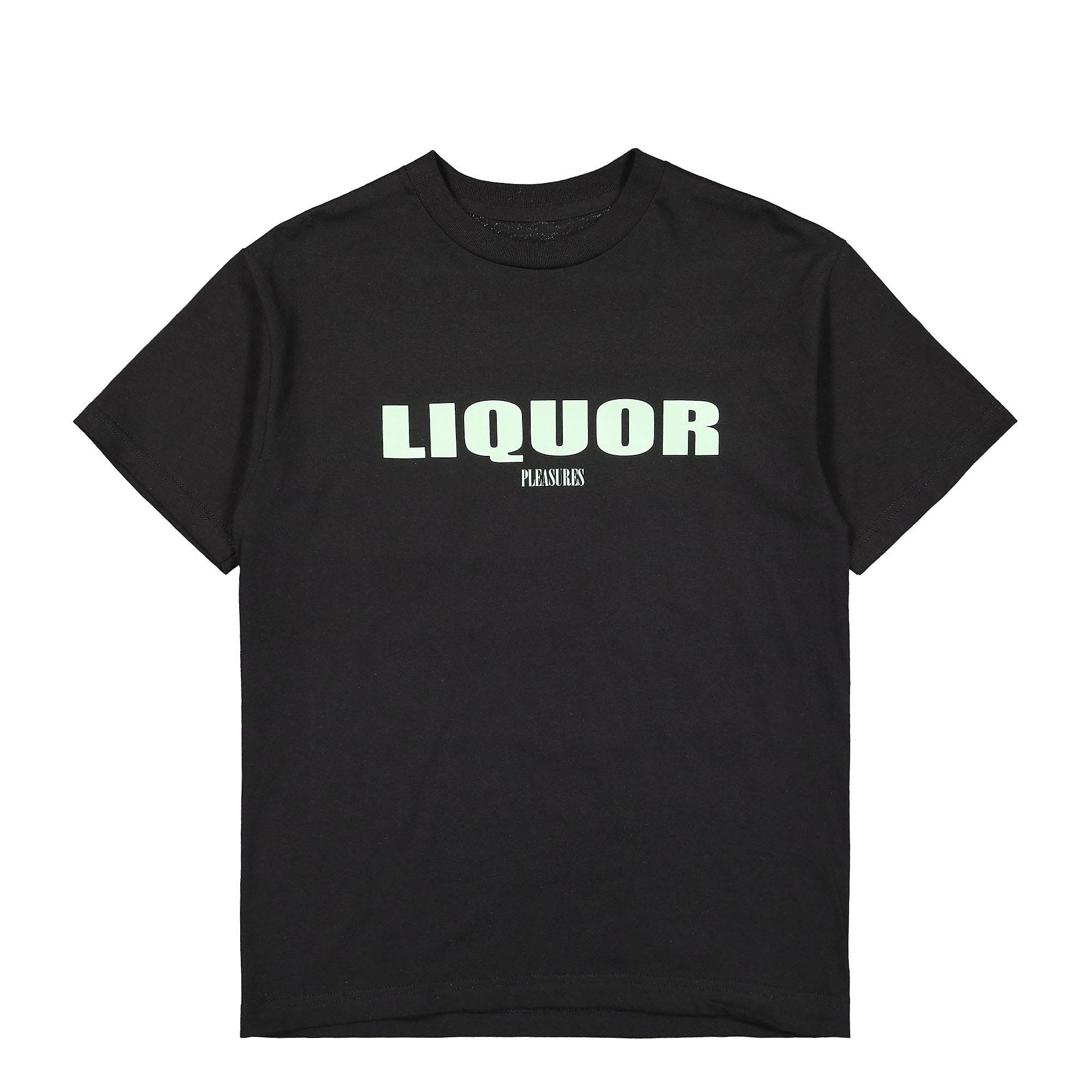 Pleasures Liquor T-Shirt Black T-Shirts P22SP048 | Overkill