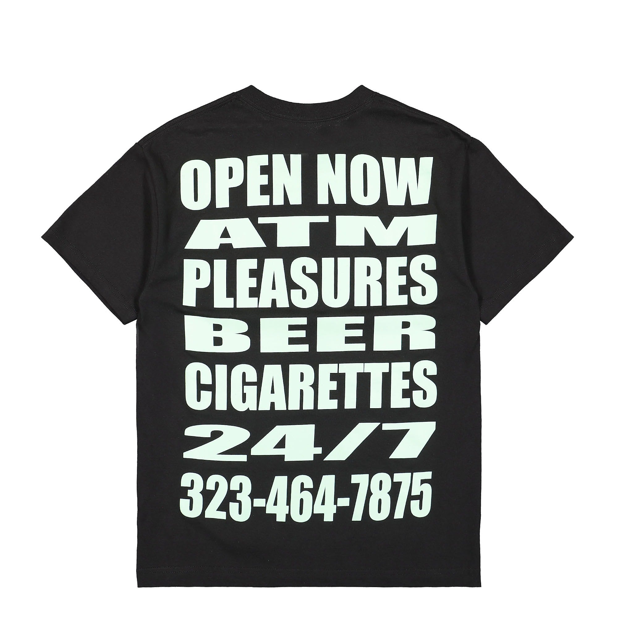 Pleasures Liquor T-Shirt Black T-Shirts Close-up | Overkill