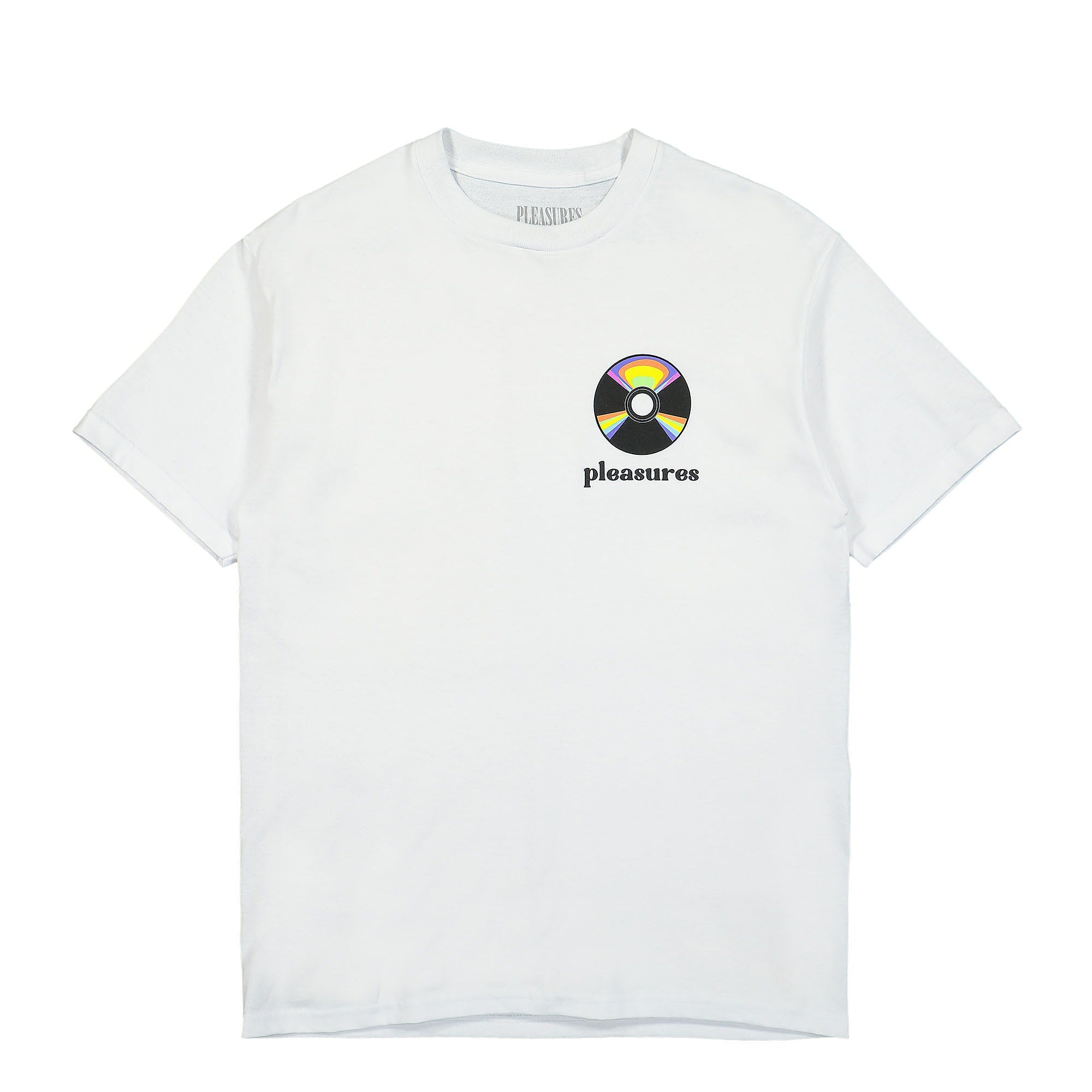 Pleasures Spin T-Shirt White T-Shirts P22SP052 | Overkill