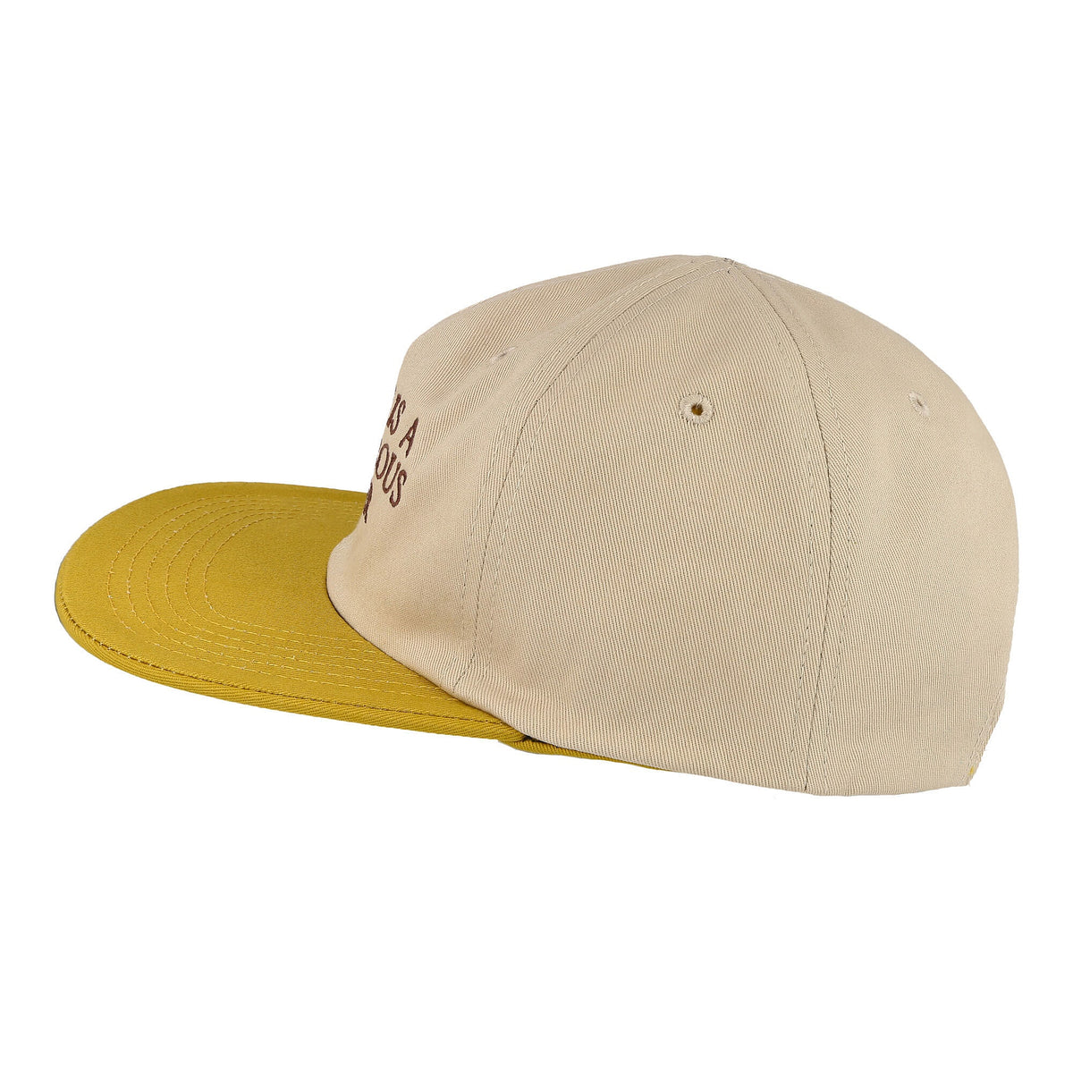 Pleasures Carnivore Reversible Hat Mustard Caps Detailfoto | Overkill