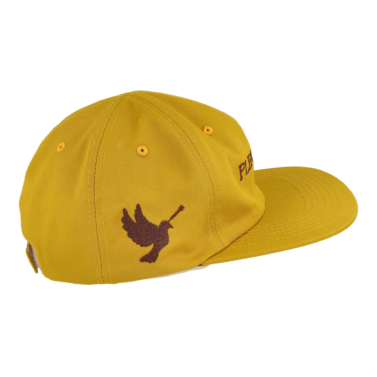Pleasures Carnivore Reversible Hat Mustard Caps Detail view 1 | Overkill