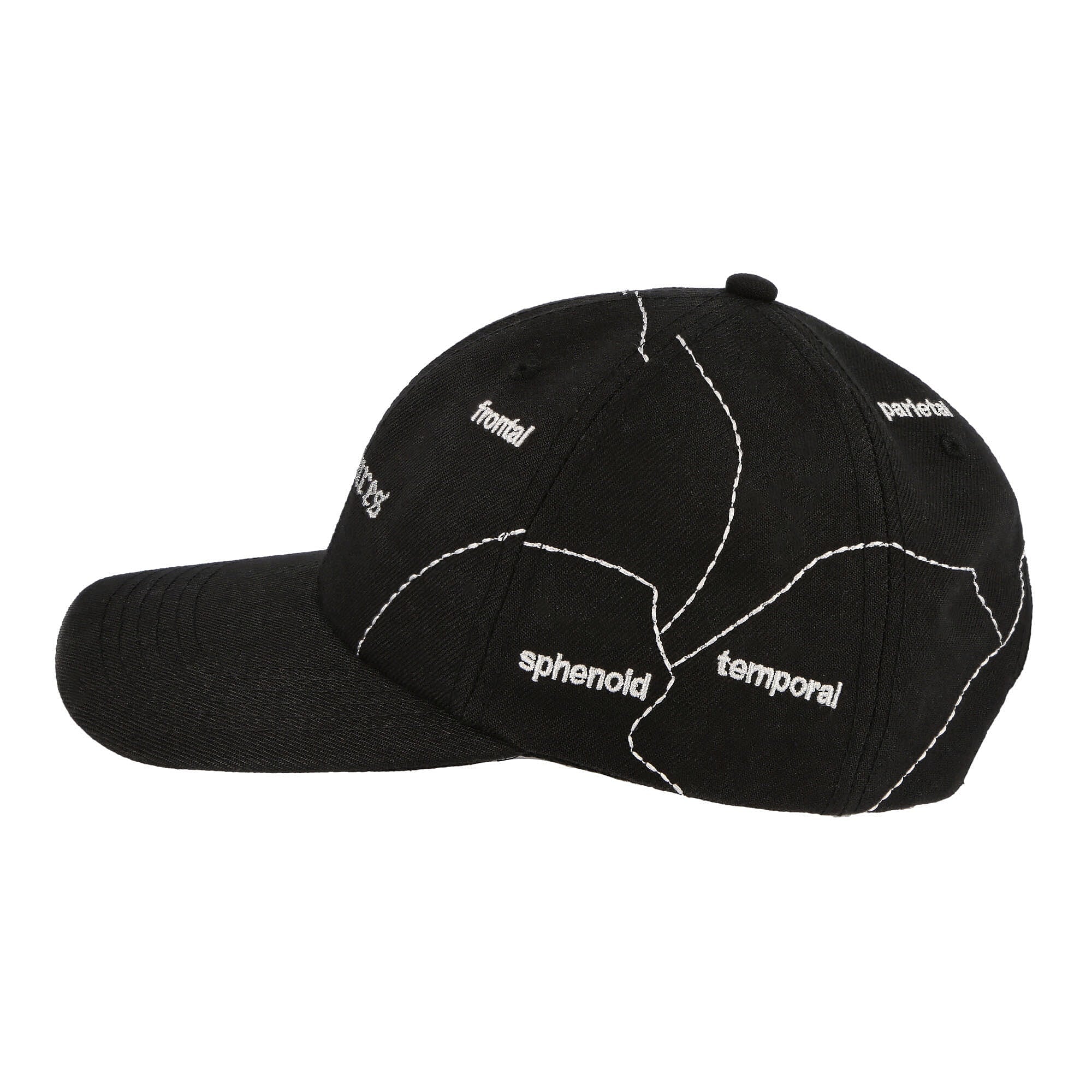 Pleasures Think 6 Panel Hat Black Caps Material | Overkill