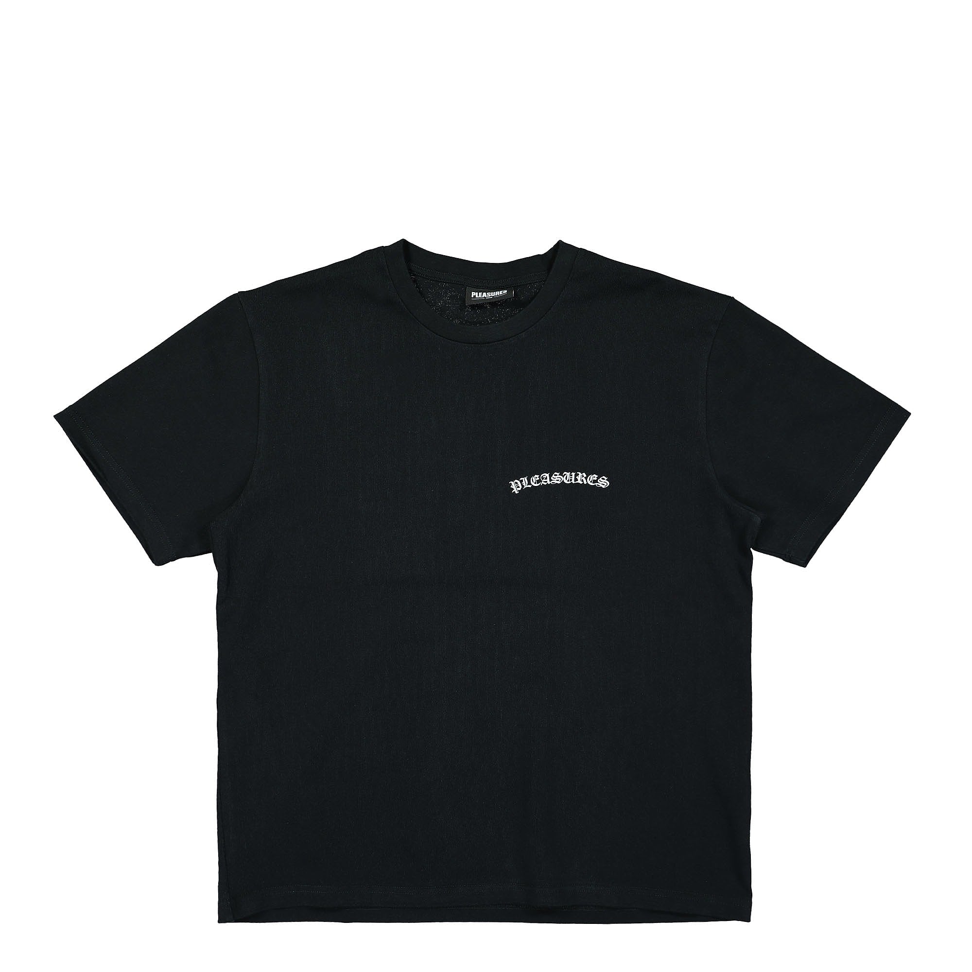 Pleasures Neural Heavyweight T-Shirt Black T-Shirts P22SU012 | Overkill