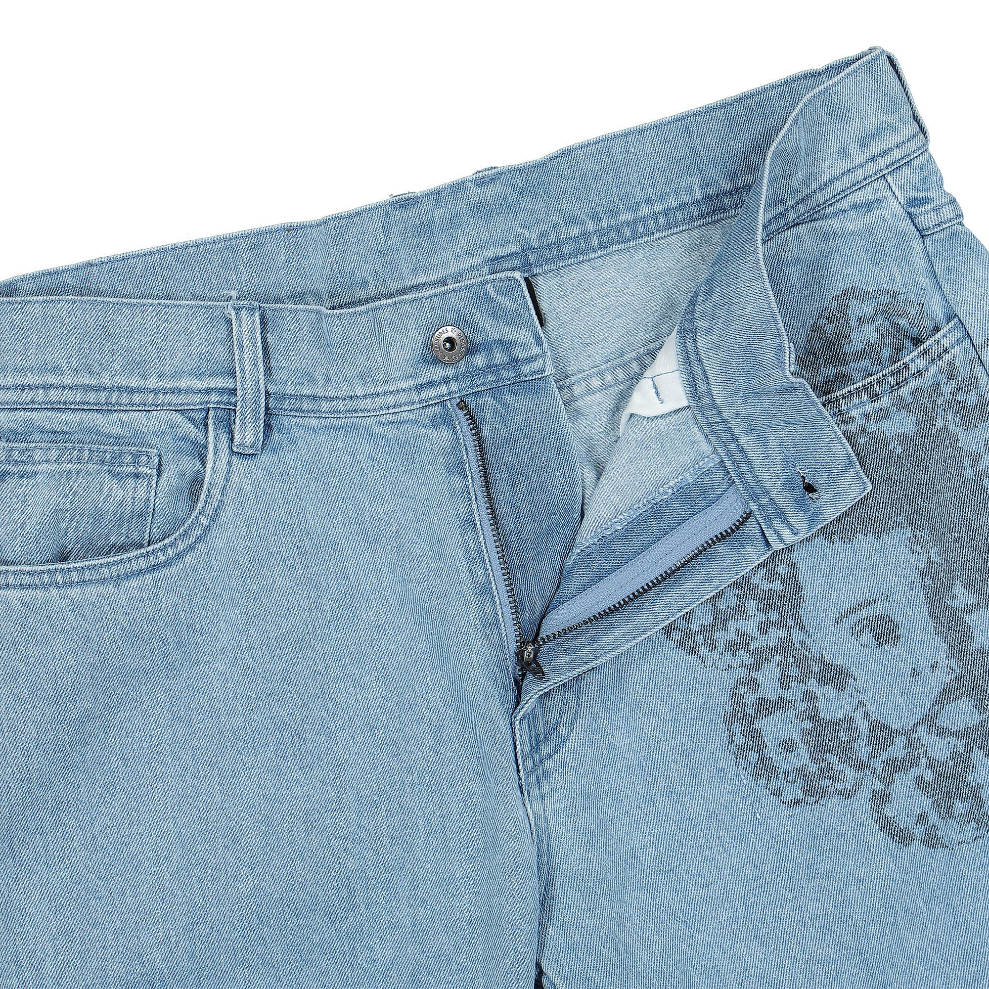 Pleasures Special Printed Denim Pant Washed Jeans Detailfoto | Overkill