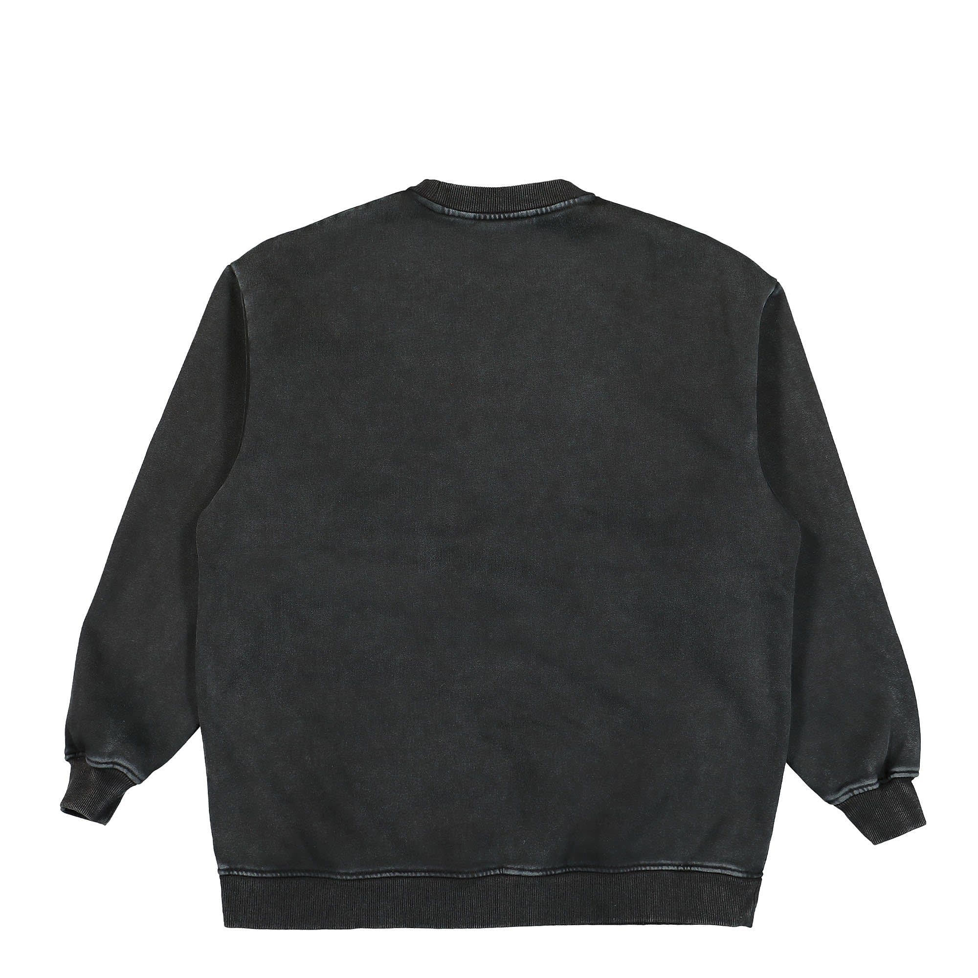 Pleasures Sour Washed Crewneck Black Sweatshirts Material | Overkill