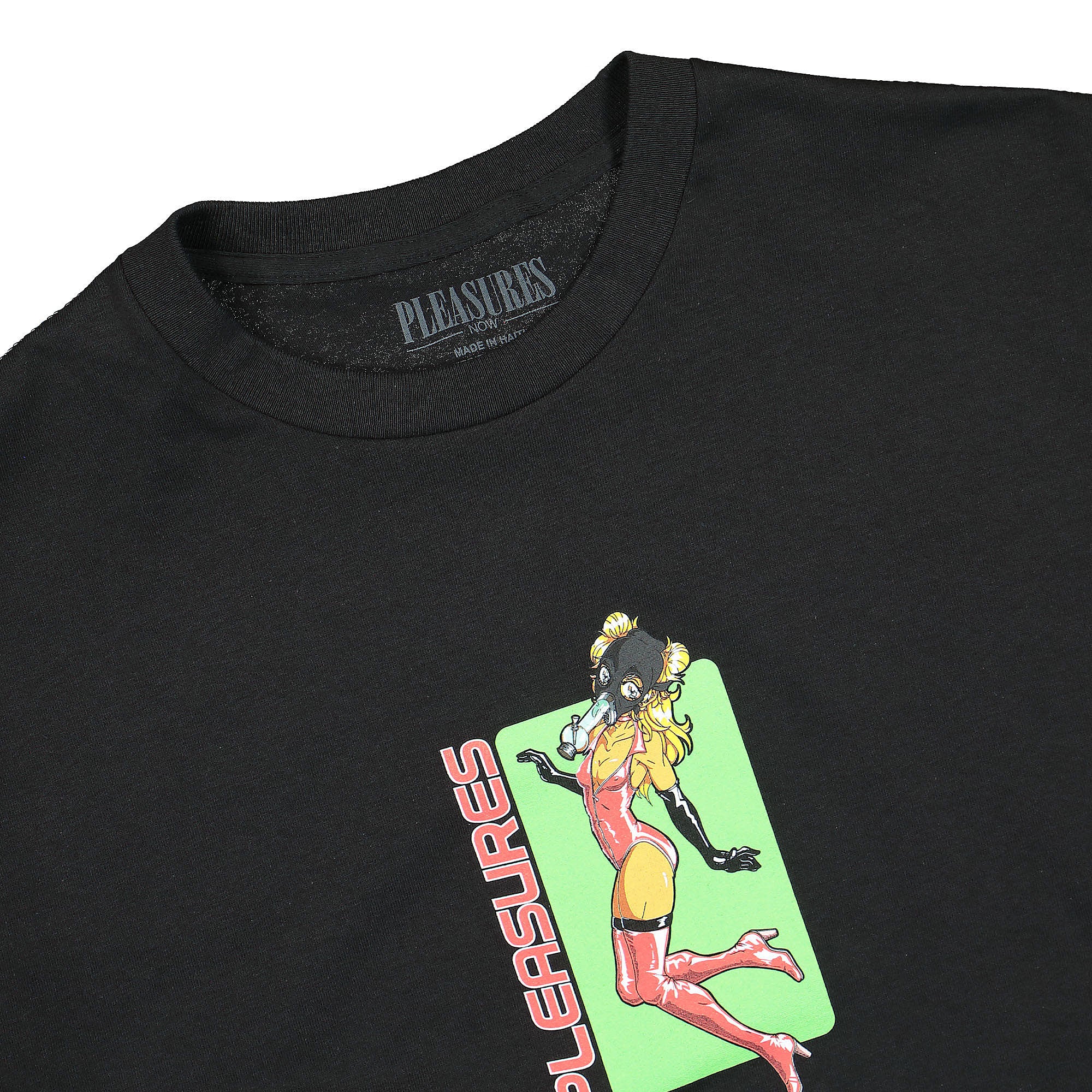 Pleasures Baked T-Shirt Black T-Shirts Close-up | Overkill