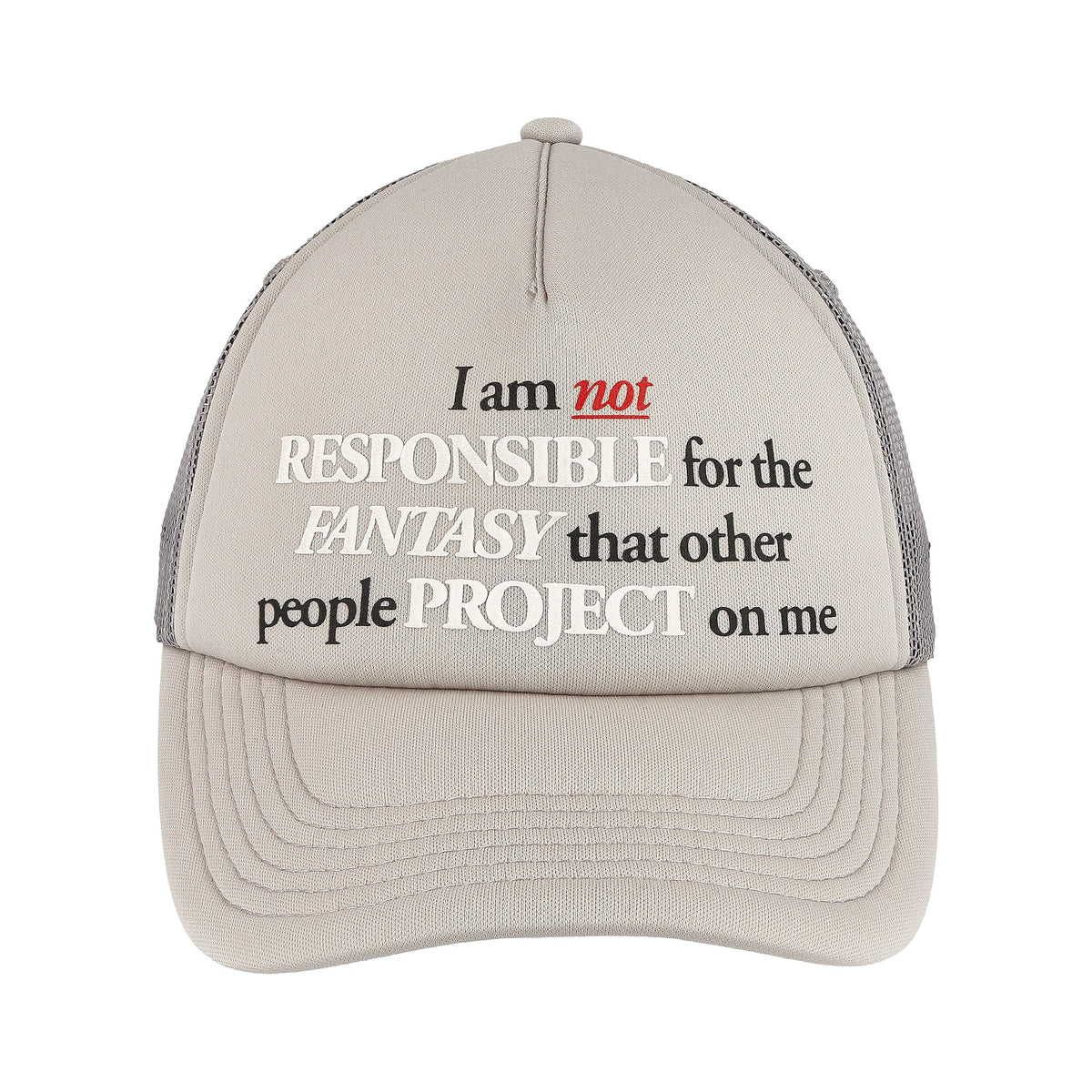 Pleasures Responsible Trucker Hat Silver Caps Detailfoto | Overkill