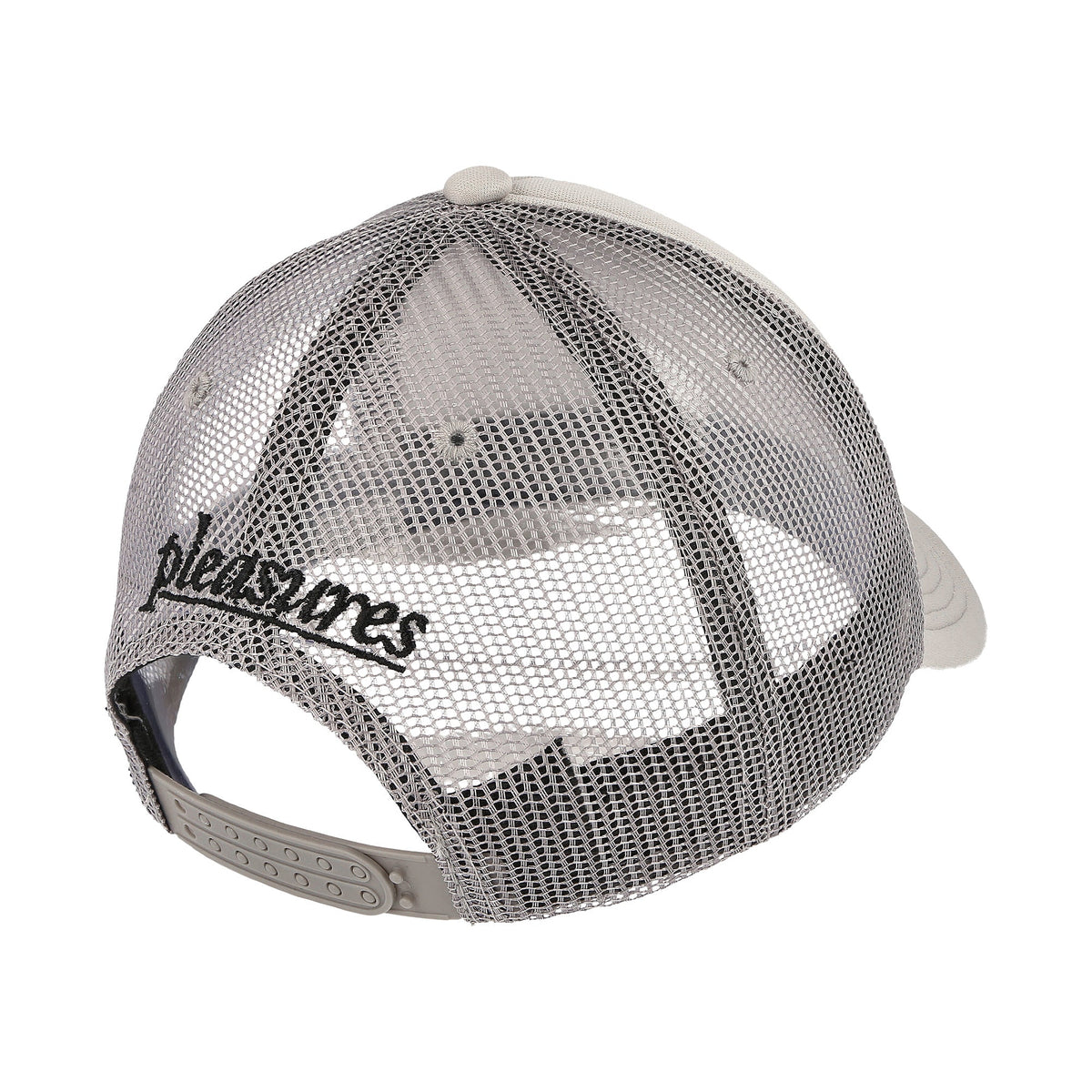 Pleasures Responsible Trucker Hat Silver Caps Detail view 1 | Overkill
