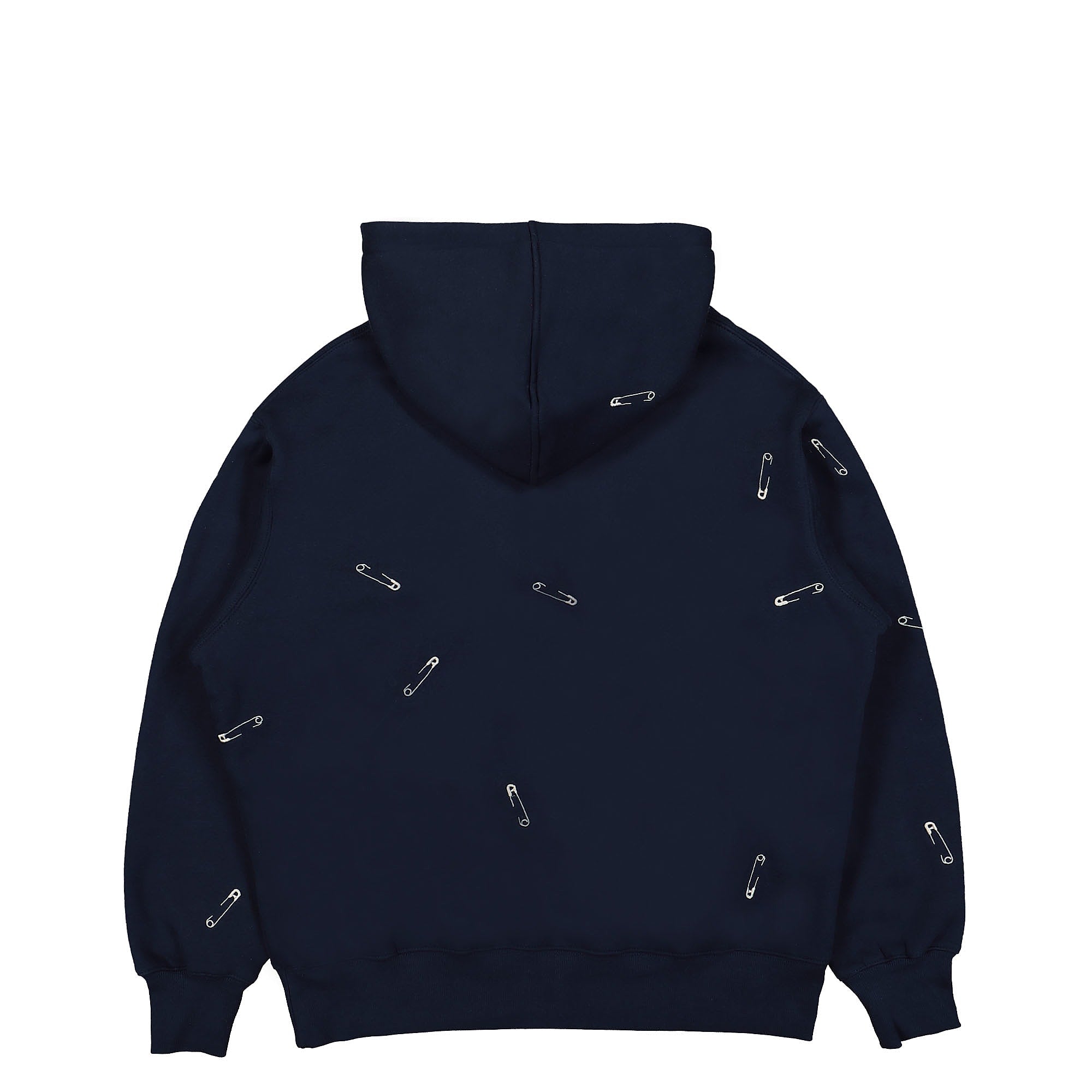 Pleasures Safety Pin Hoodie Navy Hoodies Material | Overkill