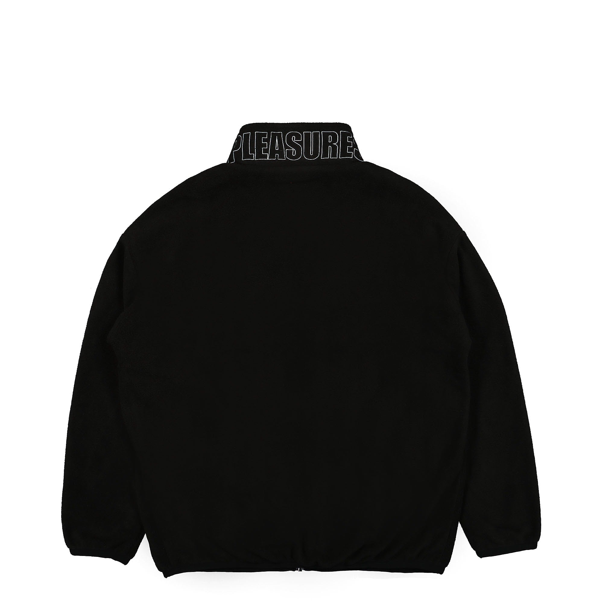 Pleasures Evol Fleece Zip Up Black Fleece Jackets Material | Overkill