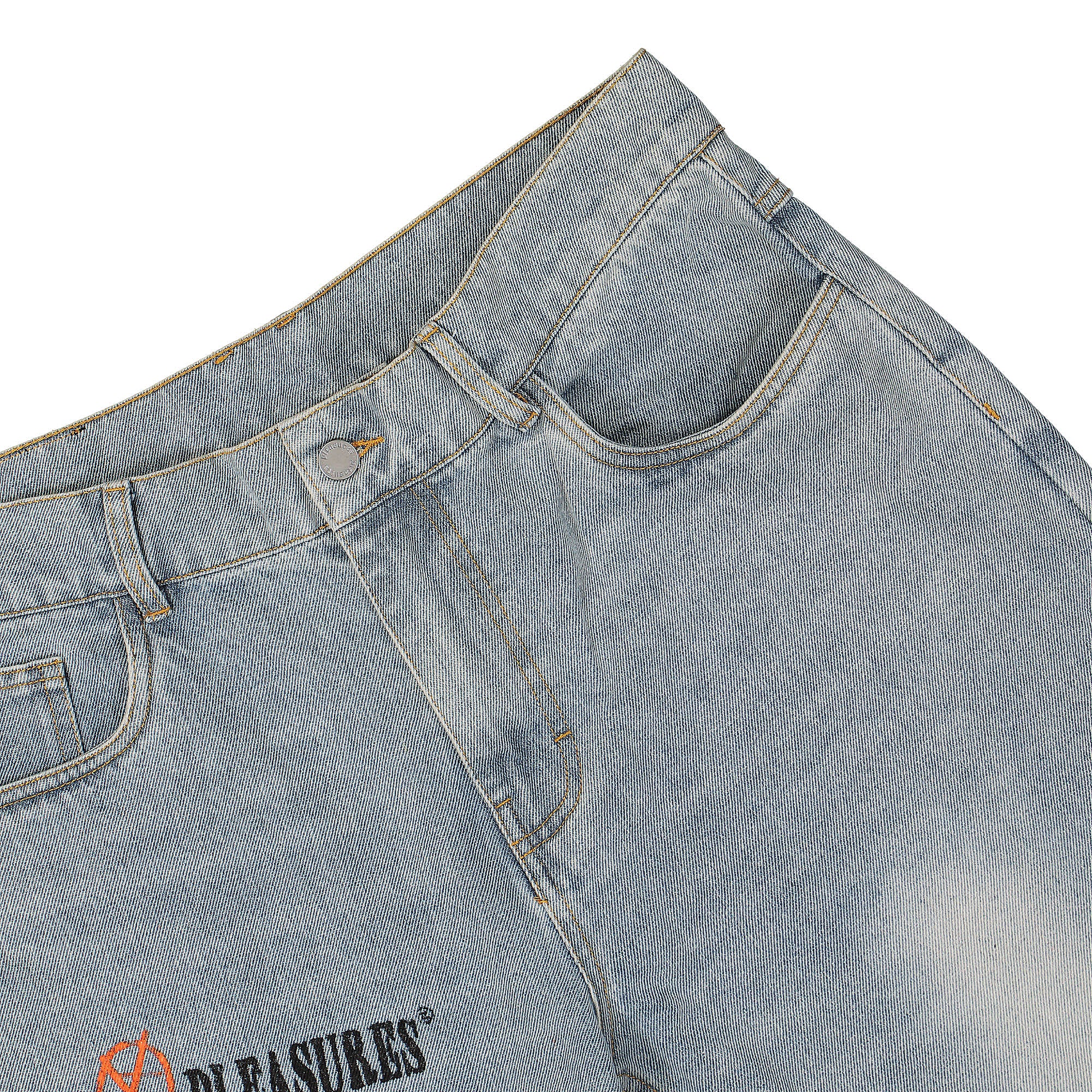 Pleasures Reflux 5 Pocket Denim Blue Jeans Detail view 1 | Overkill