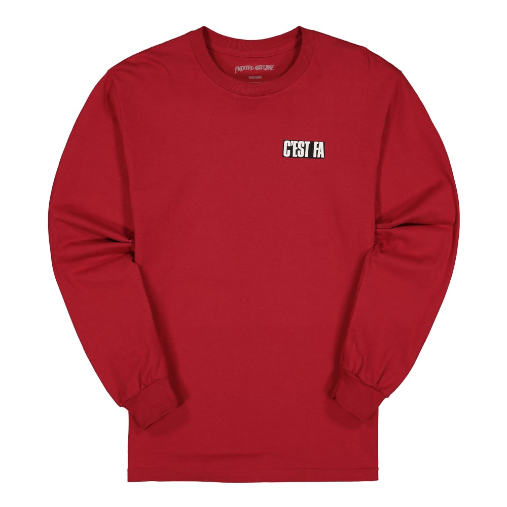 Fucking Awesome cest fa longsleeve tee Red Longsleeves P703076-006 | Overkill