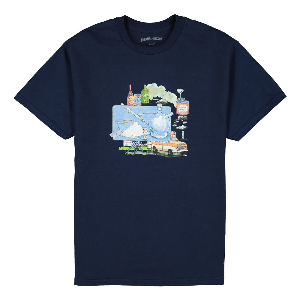 Fucking Awesome ambulance tee Navy T-Shirts P703083-003 | Overkill