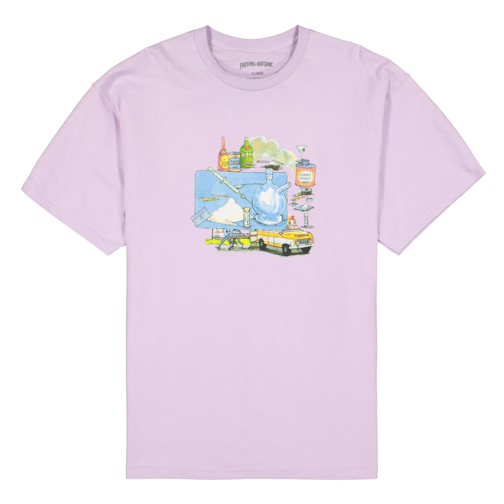 Fucking Awesome ambulance tee Orchid T-Shirts P703084-005 | Overkill