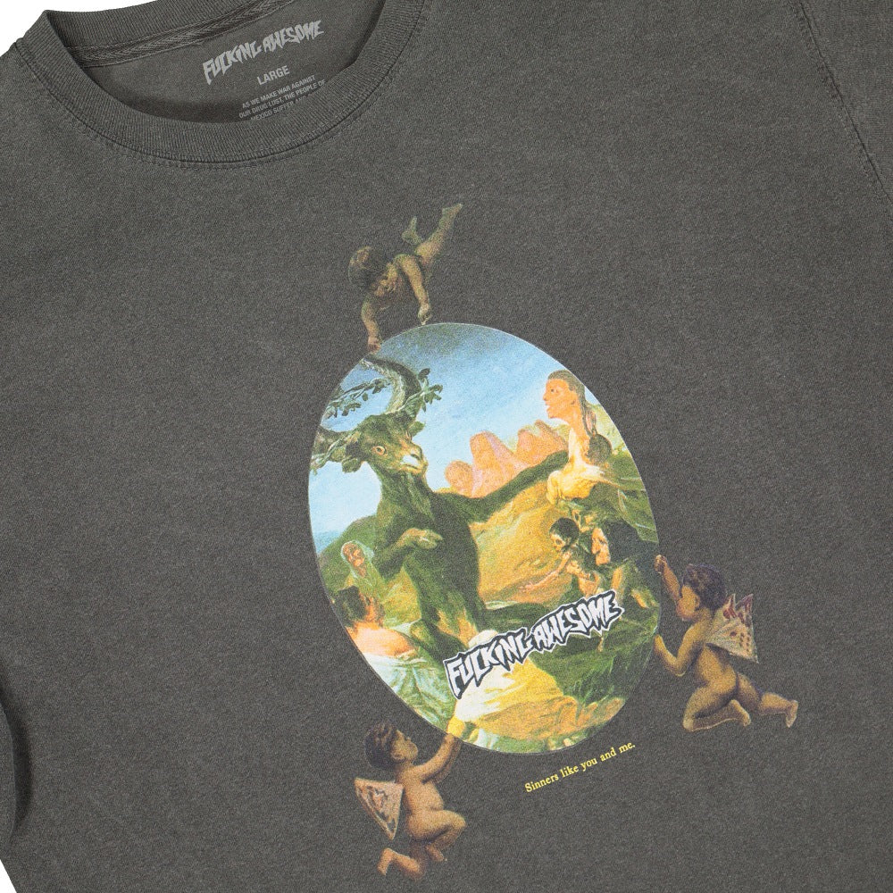 Fucking Awesome sinners tee Pepper T-Shirts Close-up | Overkill