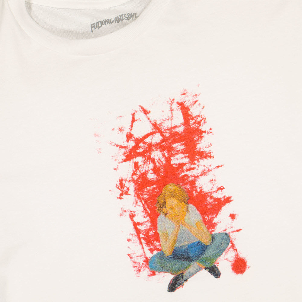 Fucking Awesome dill painting tee White T-Shirts Close-up | Overkill