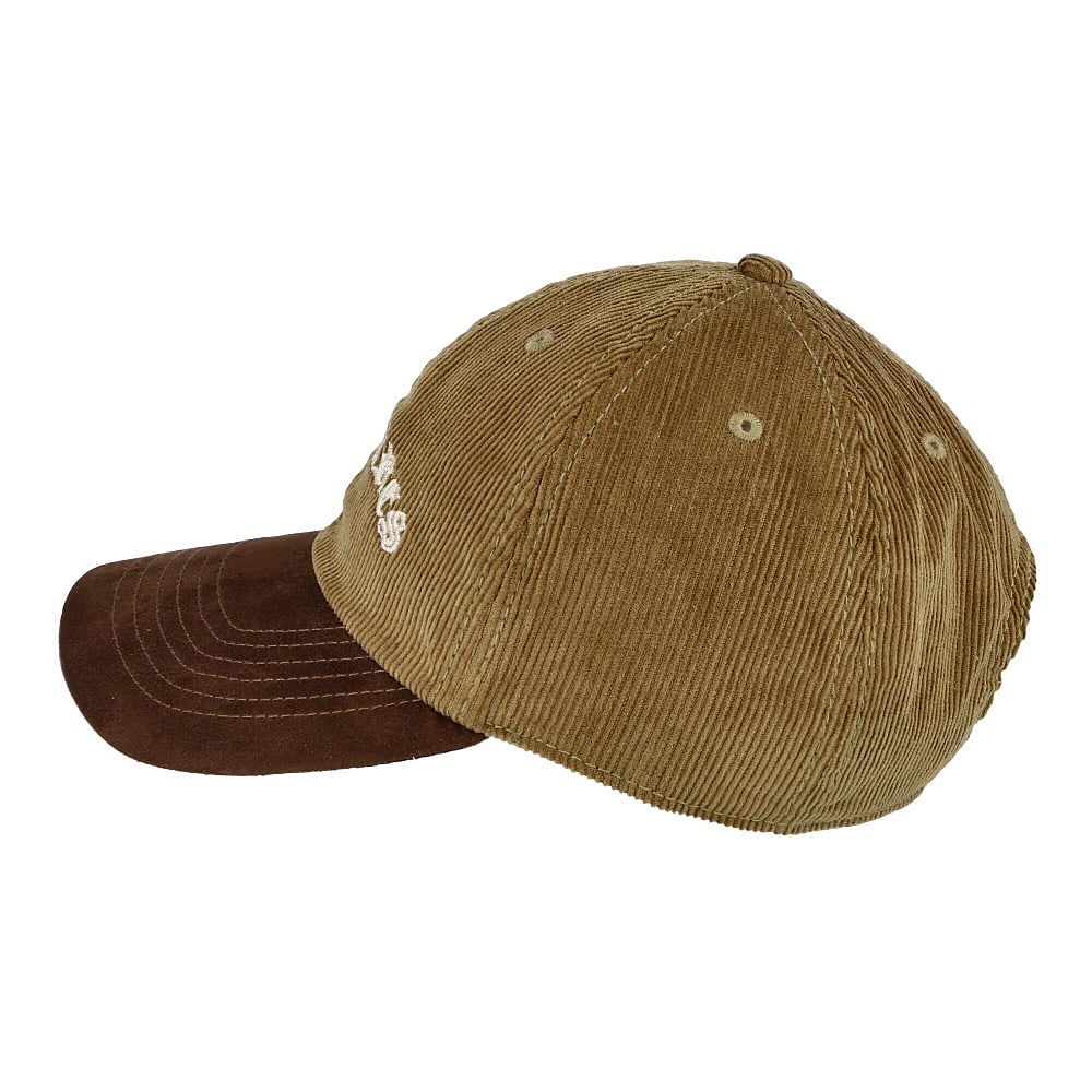 Pleasures Old E Corduroy Polo Cap Brown Caps Material | Overkill