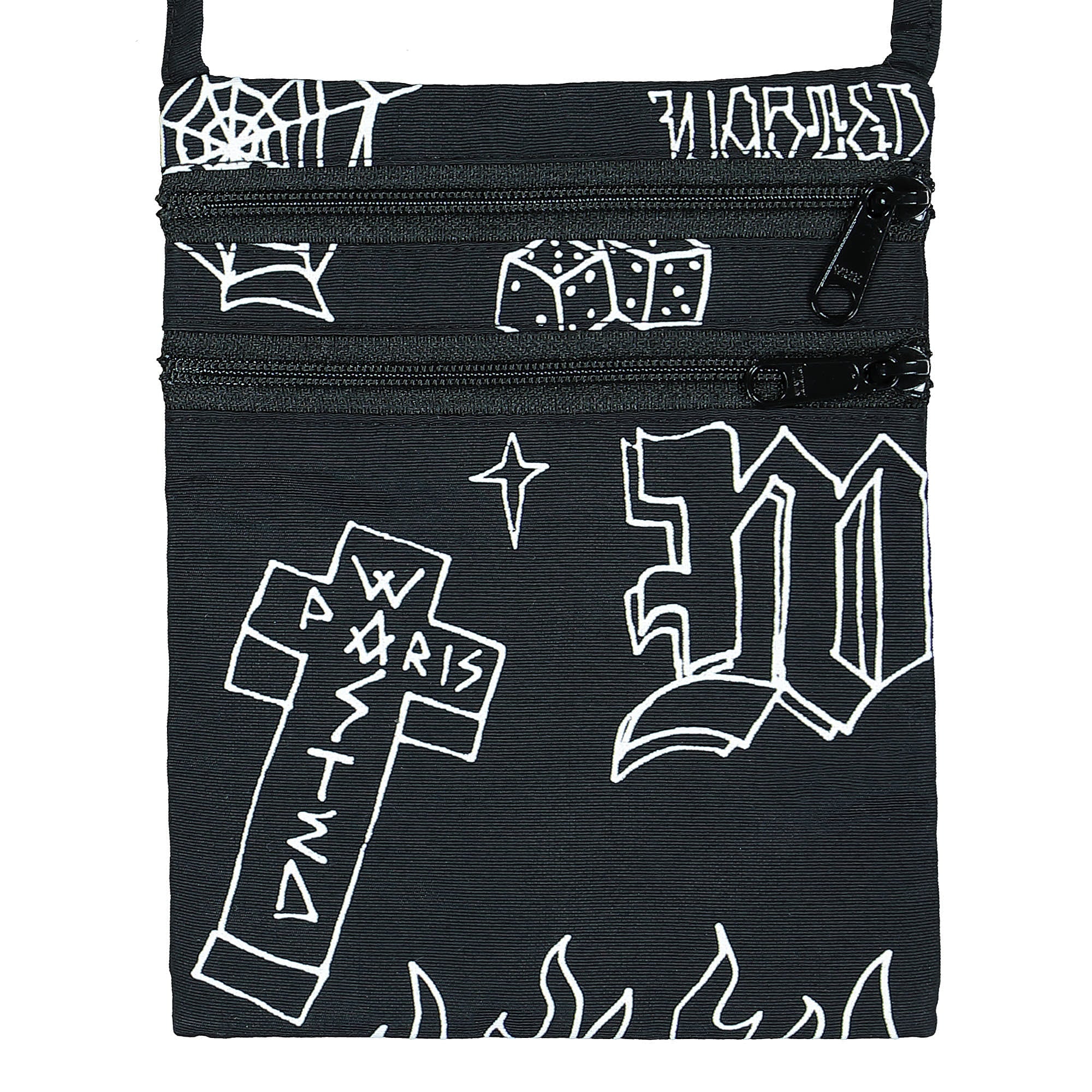 Wasted Paris Locals Pouch Bag Black Wallets & Cases WPLPB | Overkill