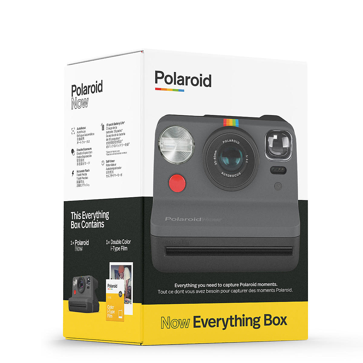 Polaroid Everything Box Polaroid Now Black Various Material | Overkill