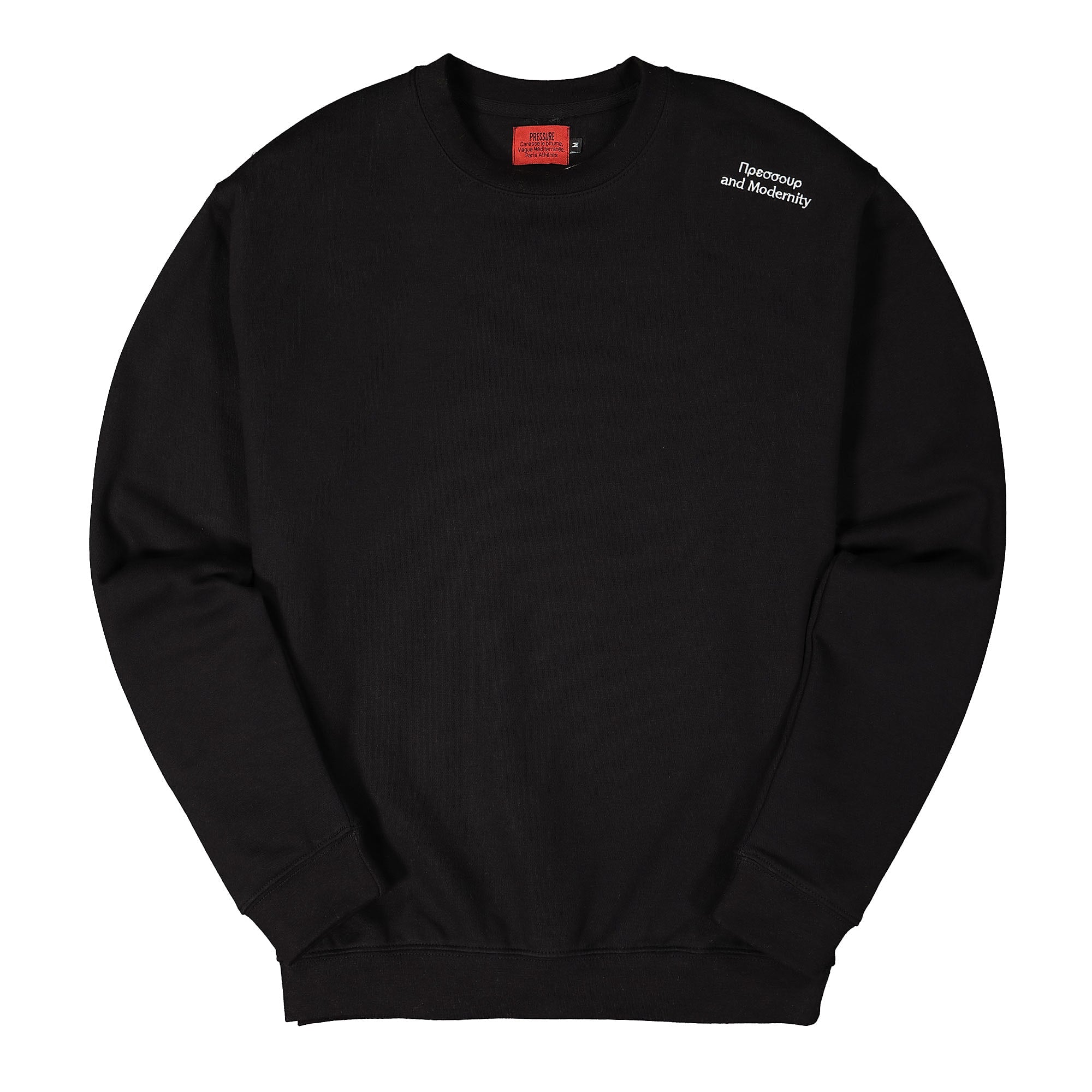 Pressure olympos sweatshirt Black Sweatshirts | Overkill