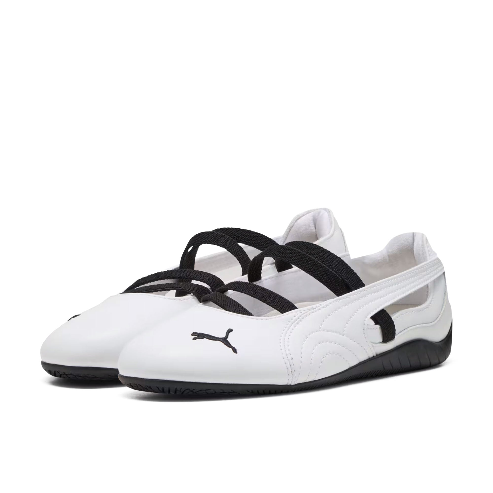 Puma Speedcat Ballet LTH Wns Puma White - Puma White- Puma Black Low Top Sneakers Close Up | Overkill