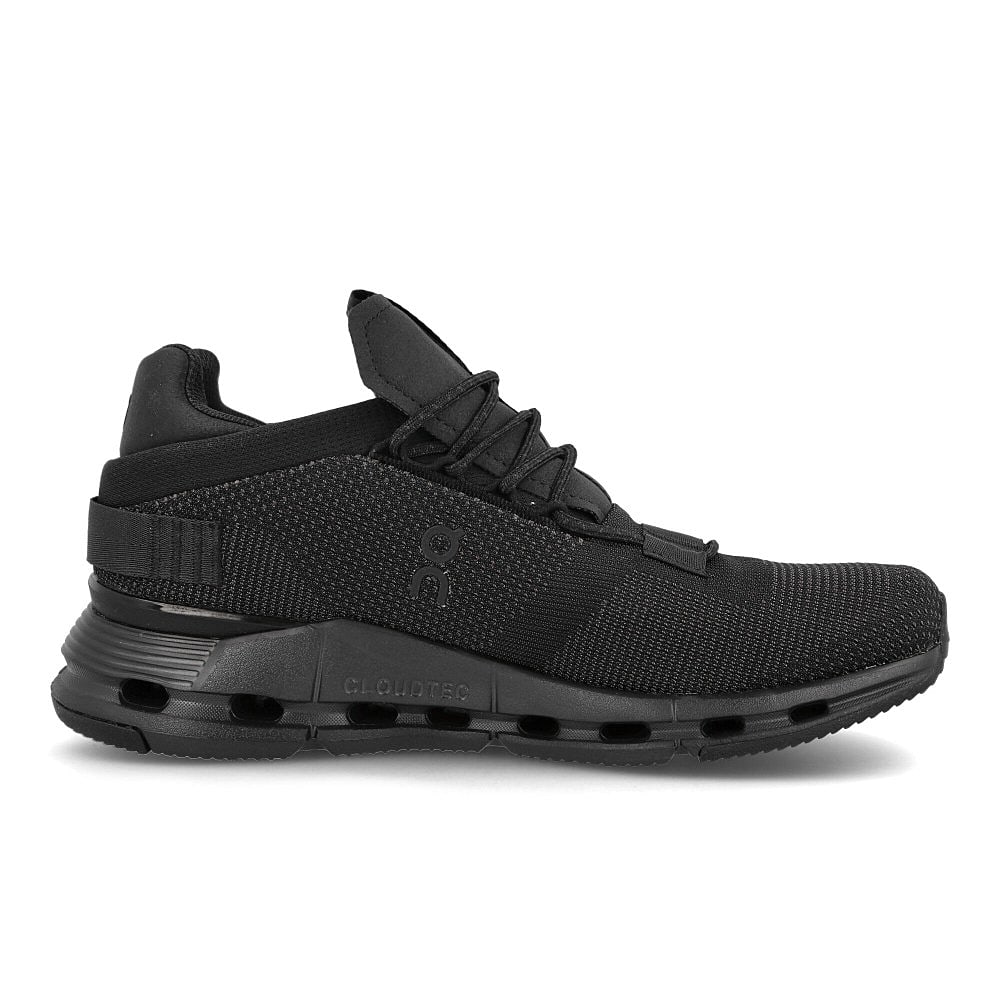 On cloudnova Black-Eclipse Low Top Sneakers Silhouette | Overkill