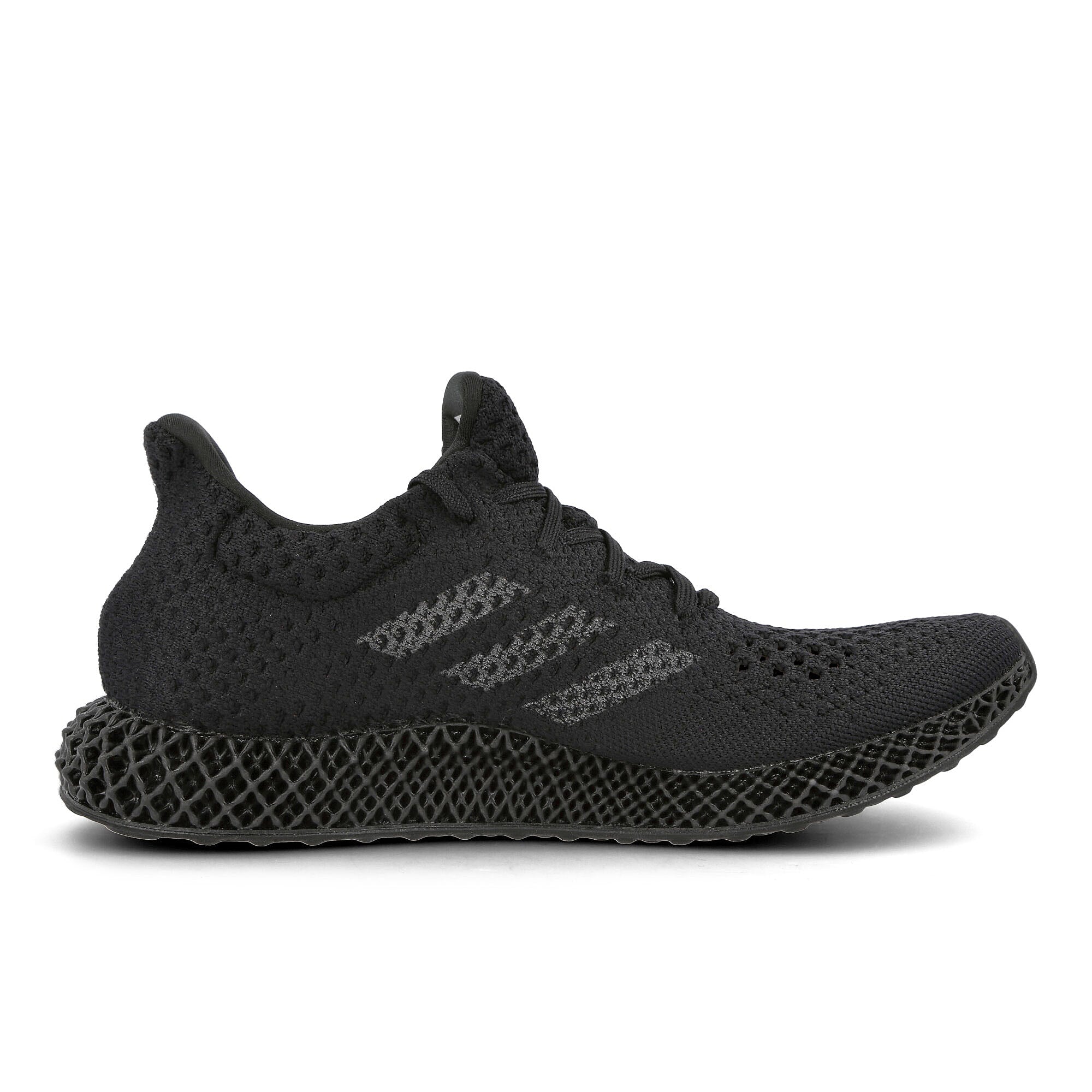 adidas 4d futurecraft Core Black-Carbon-Core Black Low Top Sneakers Silhouette | Overkill