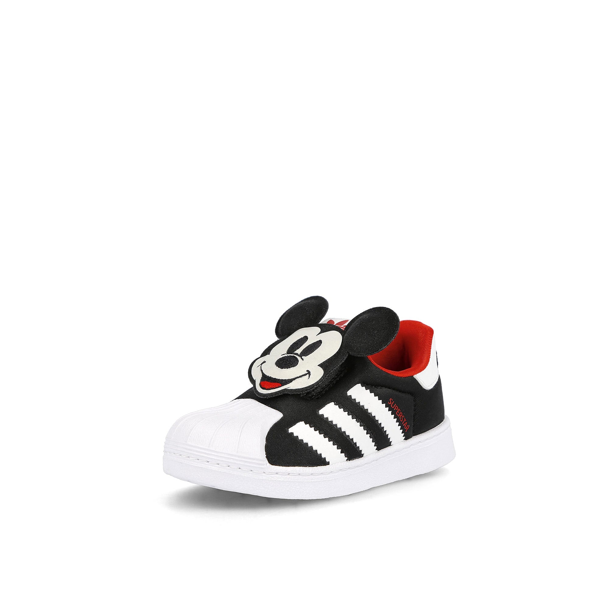 adidas superstar 360 infants Core Black / Footwear White / Vivid Red Detailfoto | Overkill